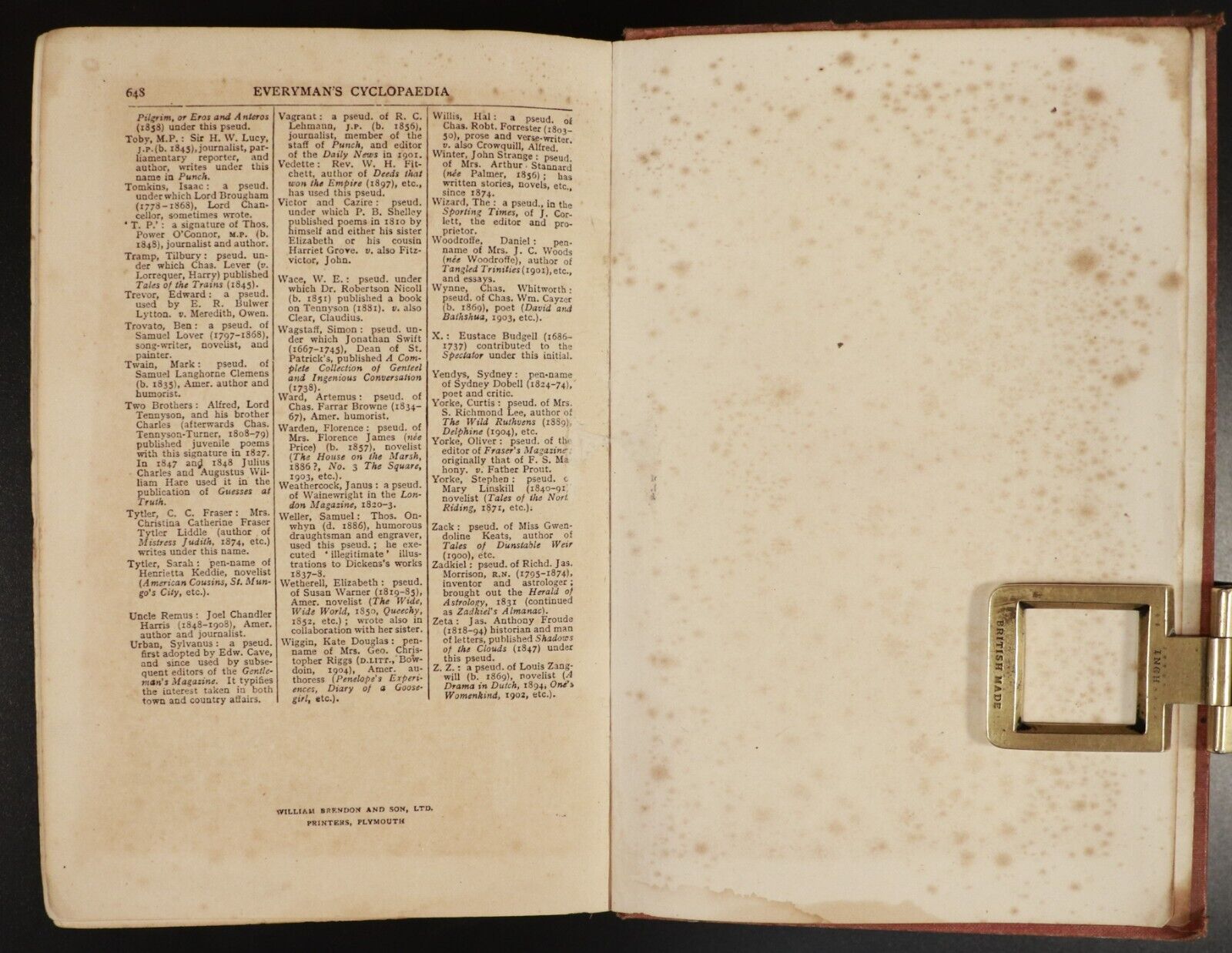 c1910 Routledge's Every Man's Cyclopaedia Antique British Reference Book