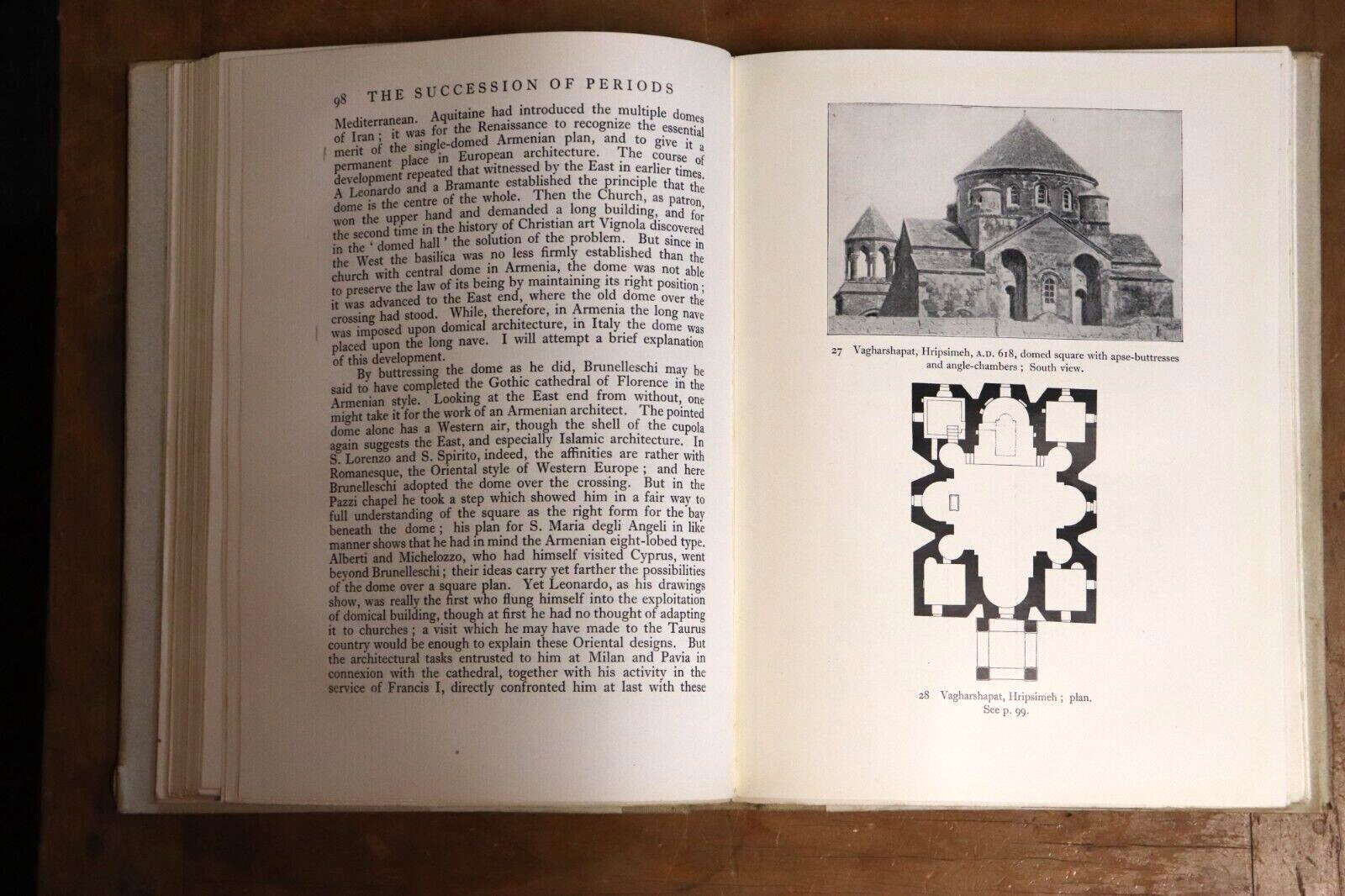 1923 Origin Of Christian Church Art Antique Architecture & Religious Art Book