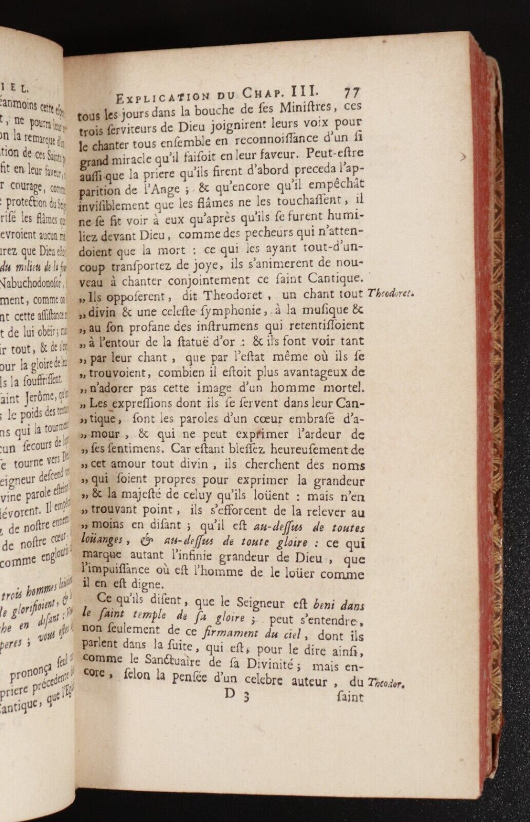 1719 Daniel Traduit En Francois Antiquarian French Theology Book Maistre De Sacy