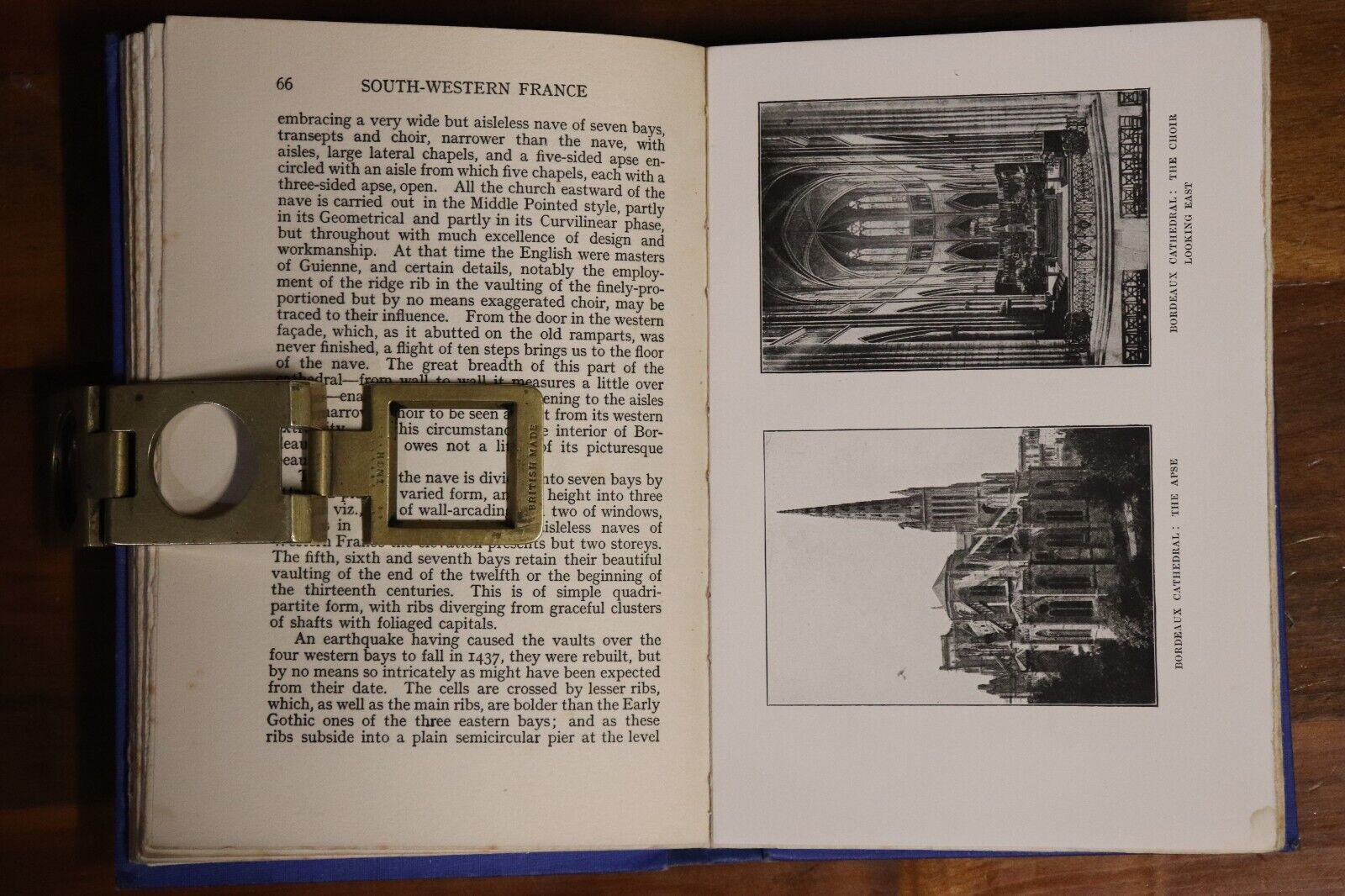 c1914 The Cathedrals Of Southern France Antique Architecture History Book