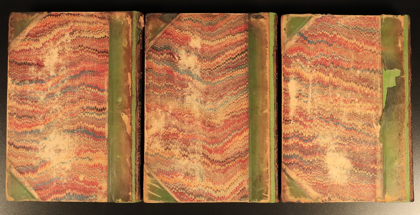 1852 3vol History Of Henry Esmond by Thackeray Antique Fiction Book Set 1st Ed.