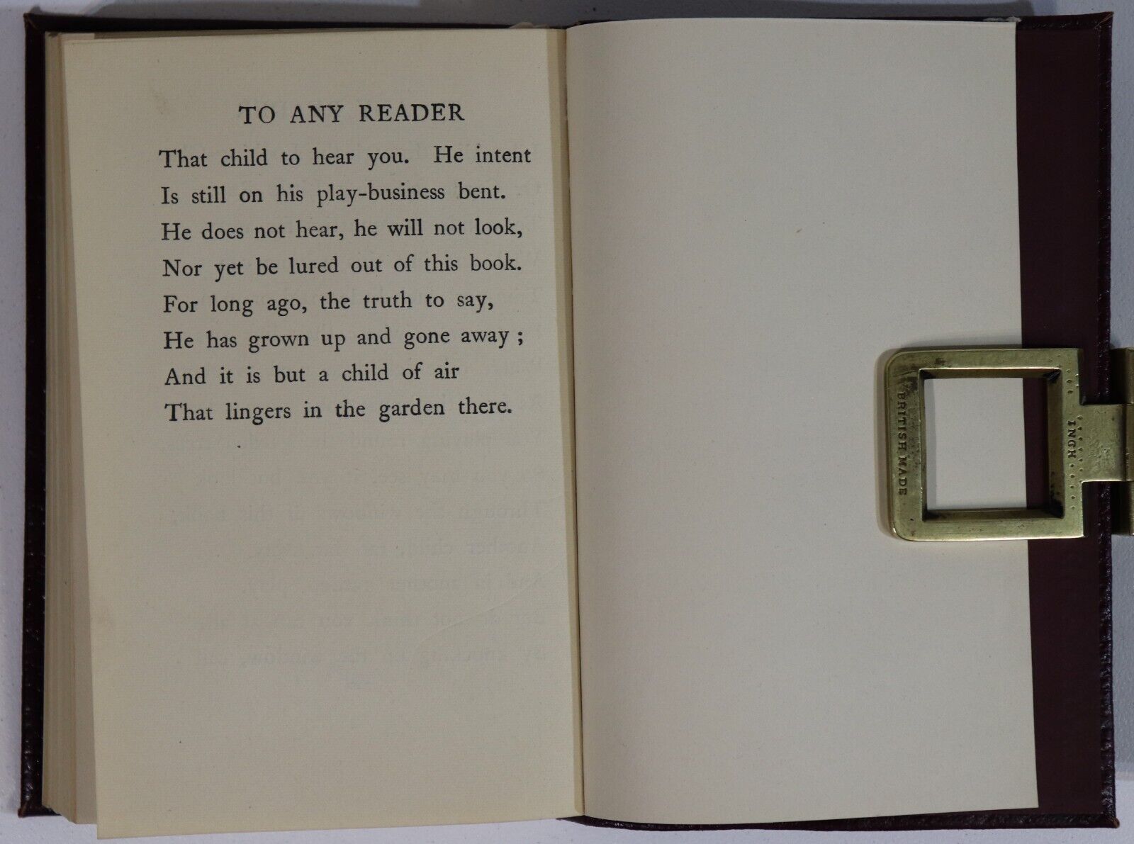 c1930 A Childs Garden Of Verses RL Stephenson Illustrated Childrens Story Book