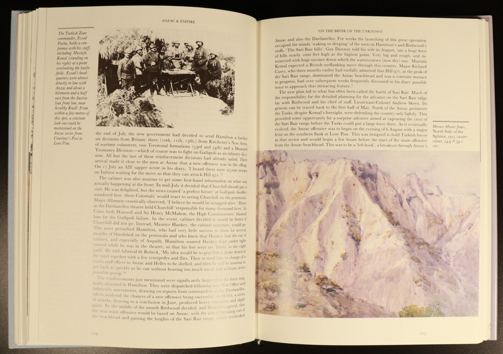 1990 ANZAC & Empire by J. Robertson Australian Military History Book Gallipoli