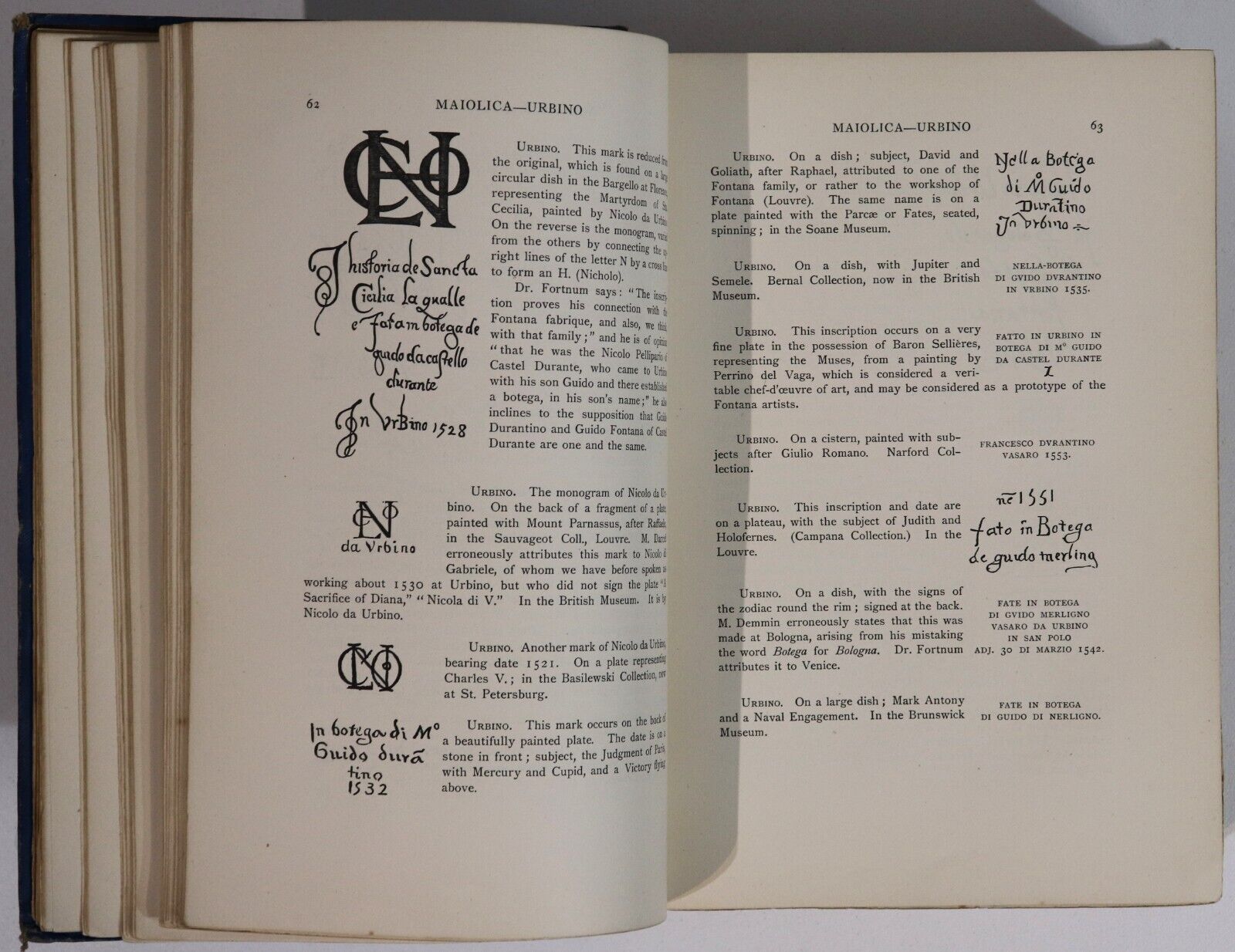 1903 Marks & Monograms On Pottery & Porcelain Antique Collectors Reference Book
