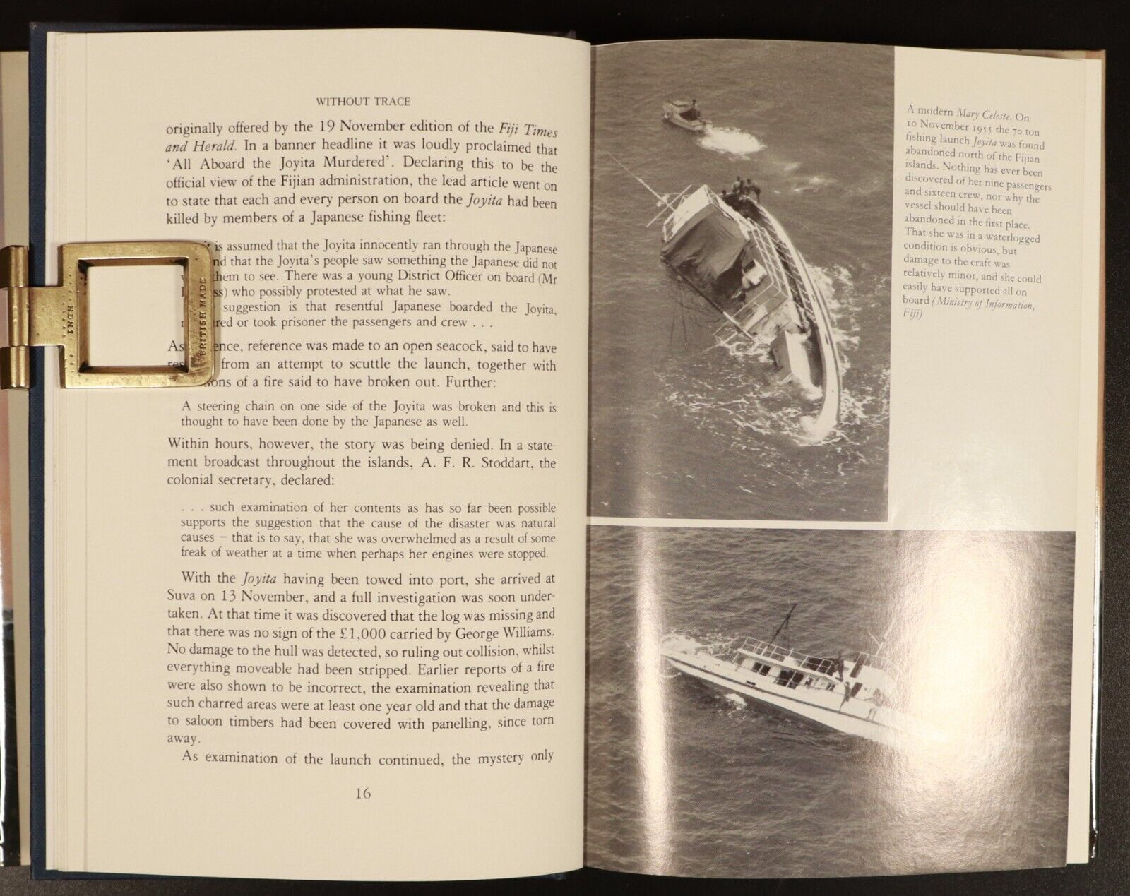 1984 Mysteries On The High Seas by P. MacDougall 1st Ed. Maritime History Book