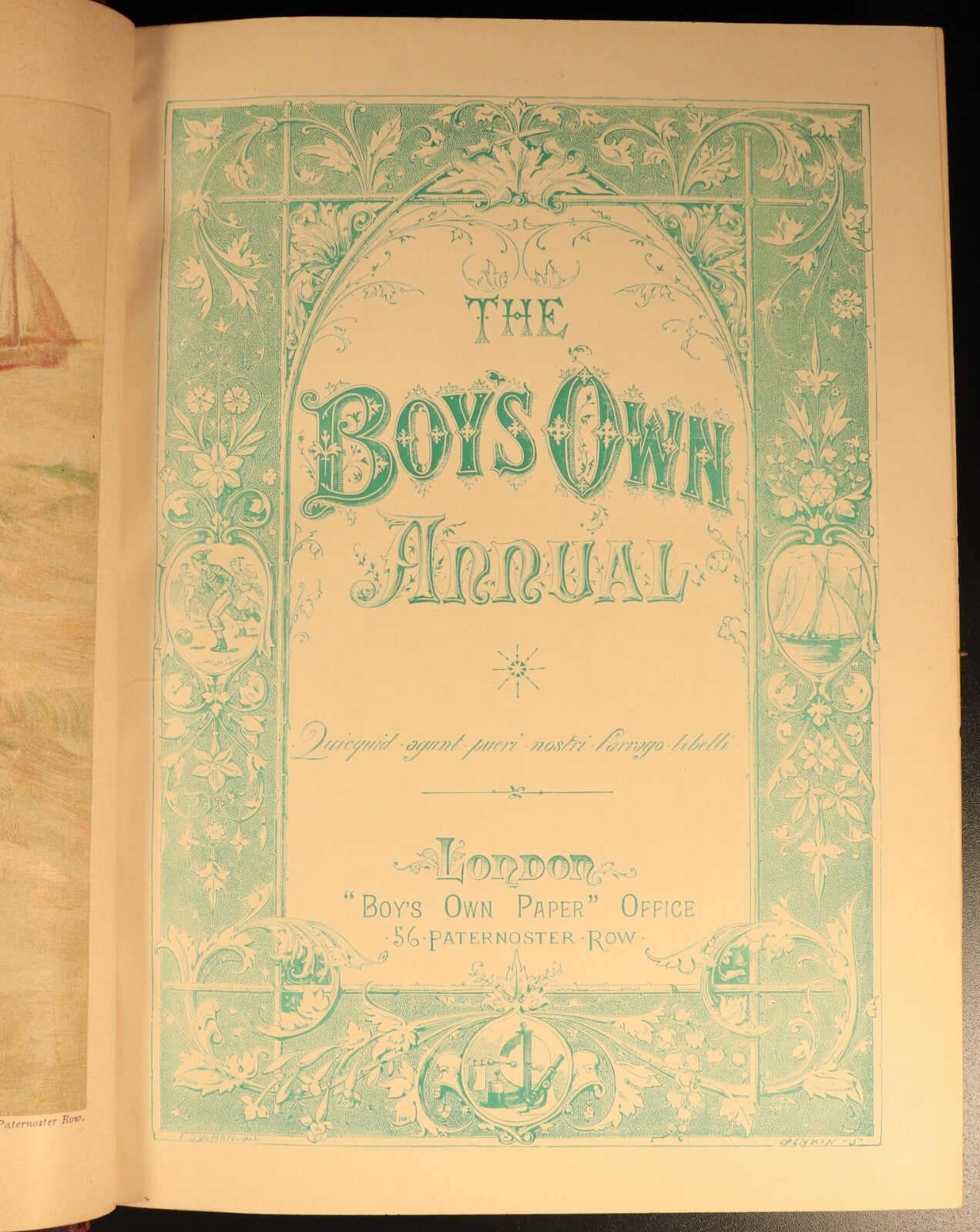 The Boys Own Annual 1898-99 Antique British Illustrated Boys Book Boys Own Paper