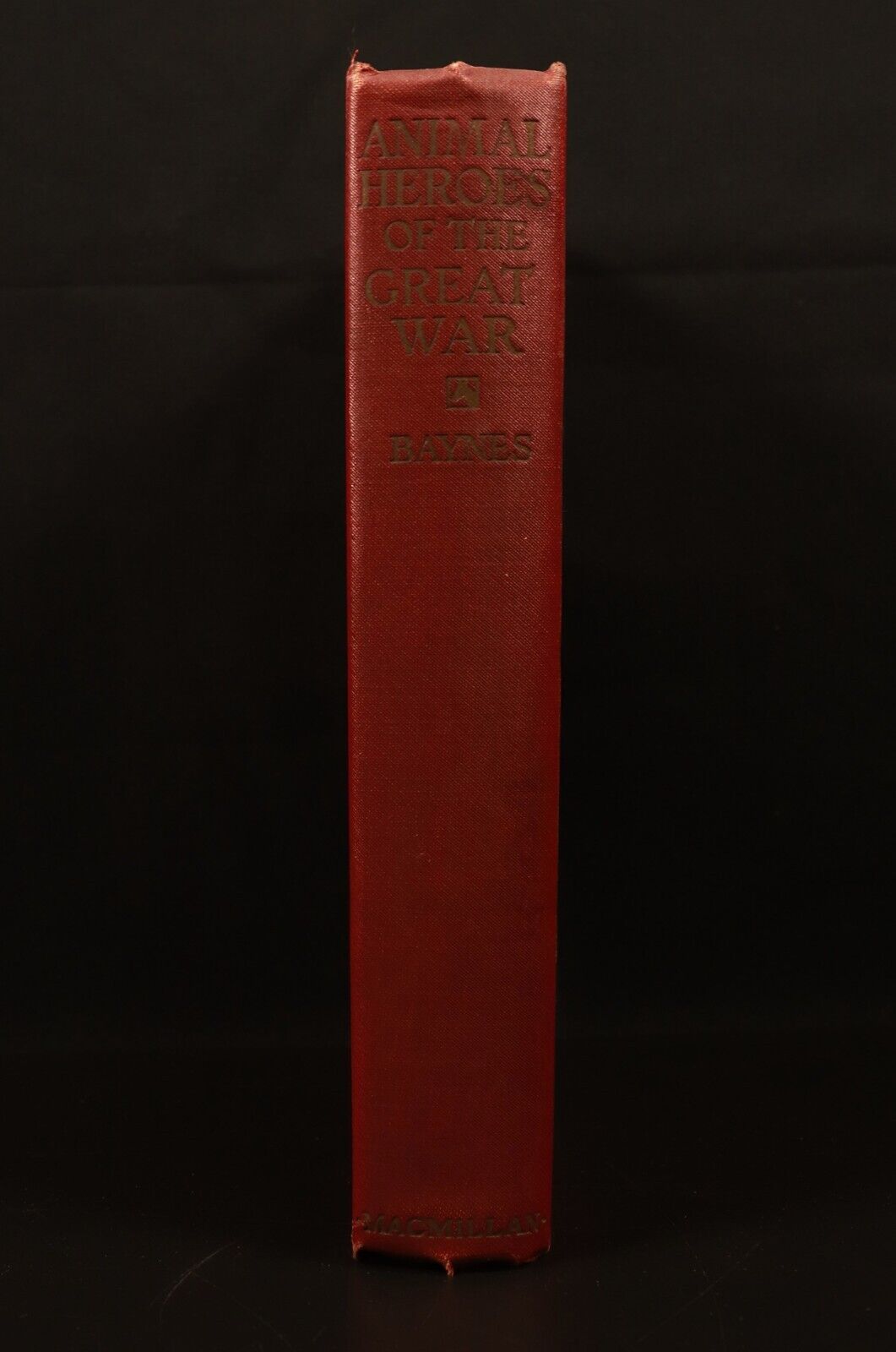 1927 Animal Heroes Of The Great War WW1 Military History Book by E.H. Baynes