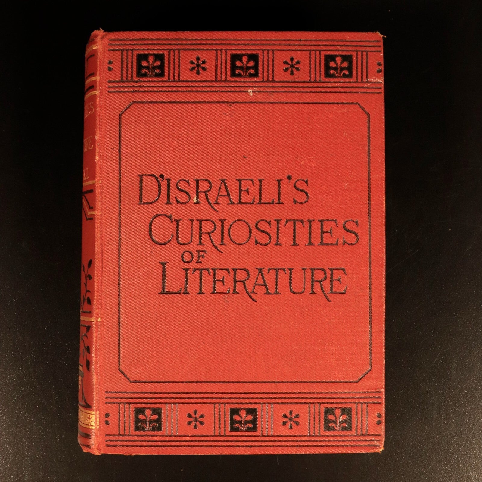 c1879 Curiosities Of Literature Isaac D'Israeli Antiquarian British History Book