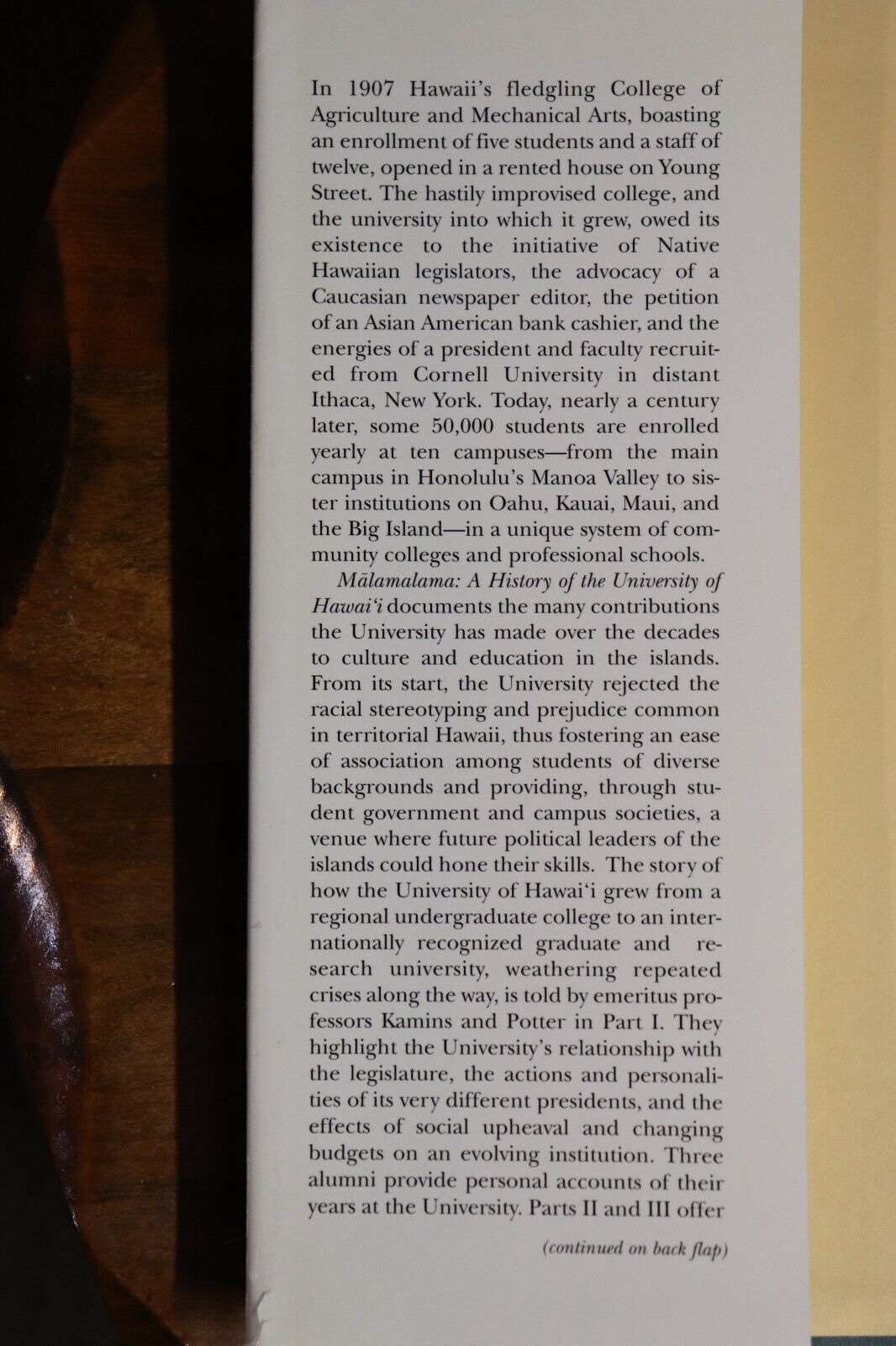 1998 Malamalama: History Of University Of Hawaii American History Book