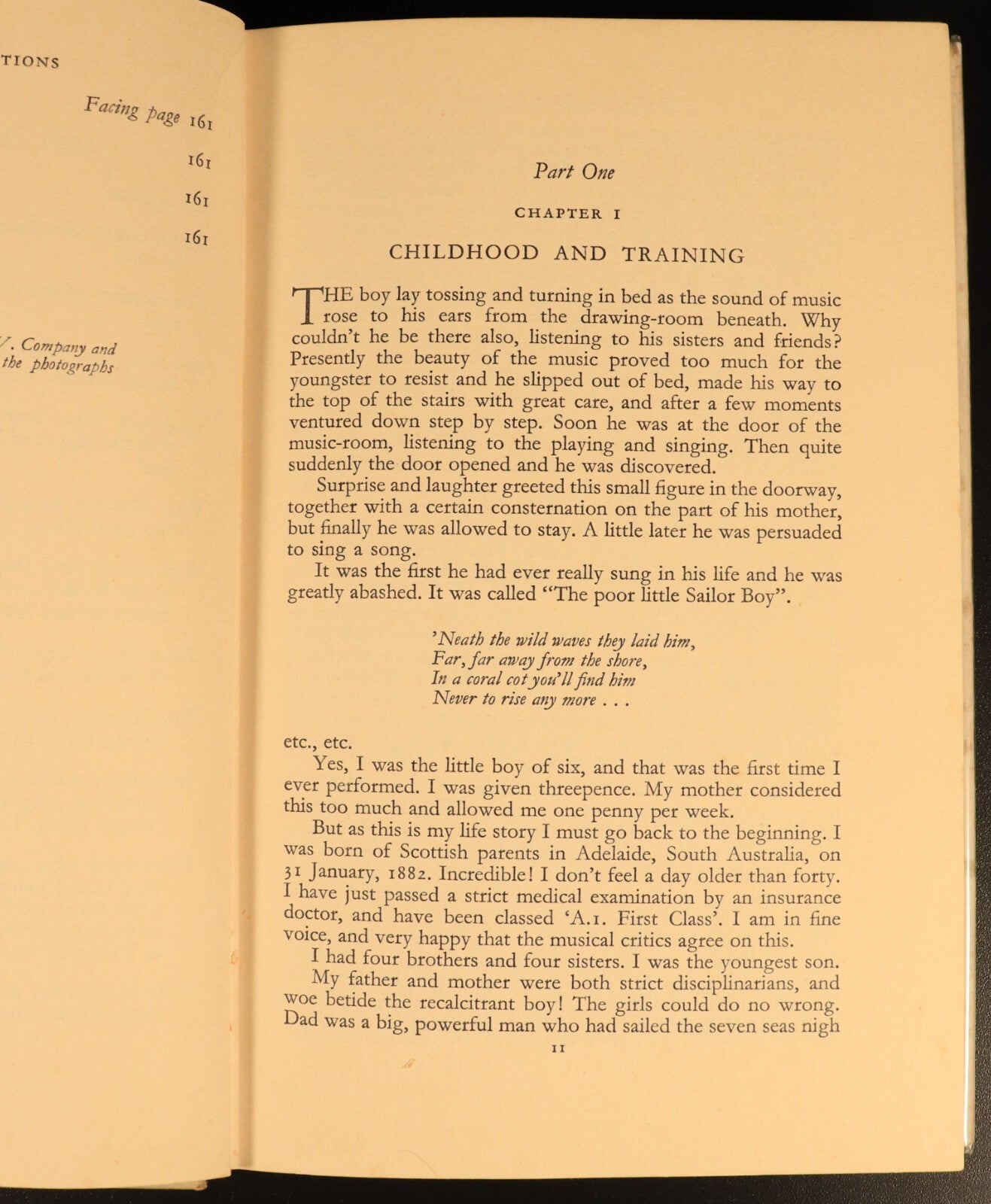 Fifty Years Of Song by Peter Dawson 1952 SIGNED 2nd Ed Australian Theatre Book