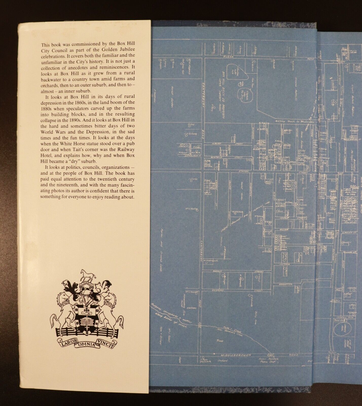 1978 Box Hill by Andrew Lemon Melbourne Australia Local History Book