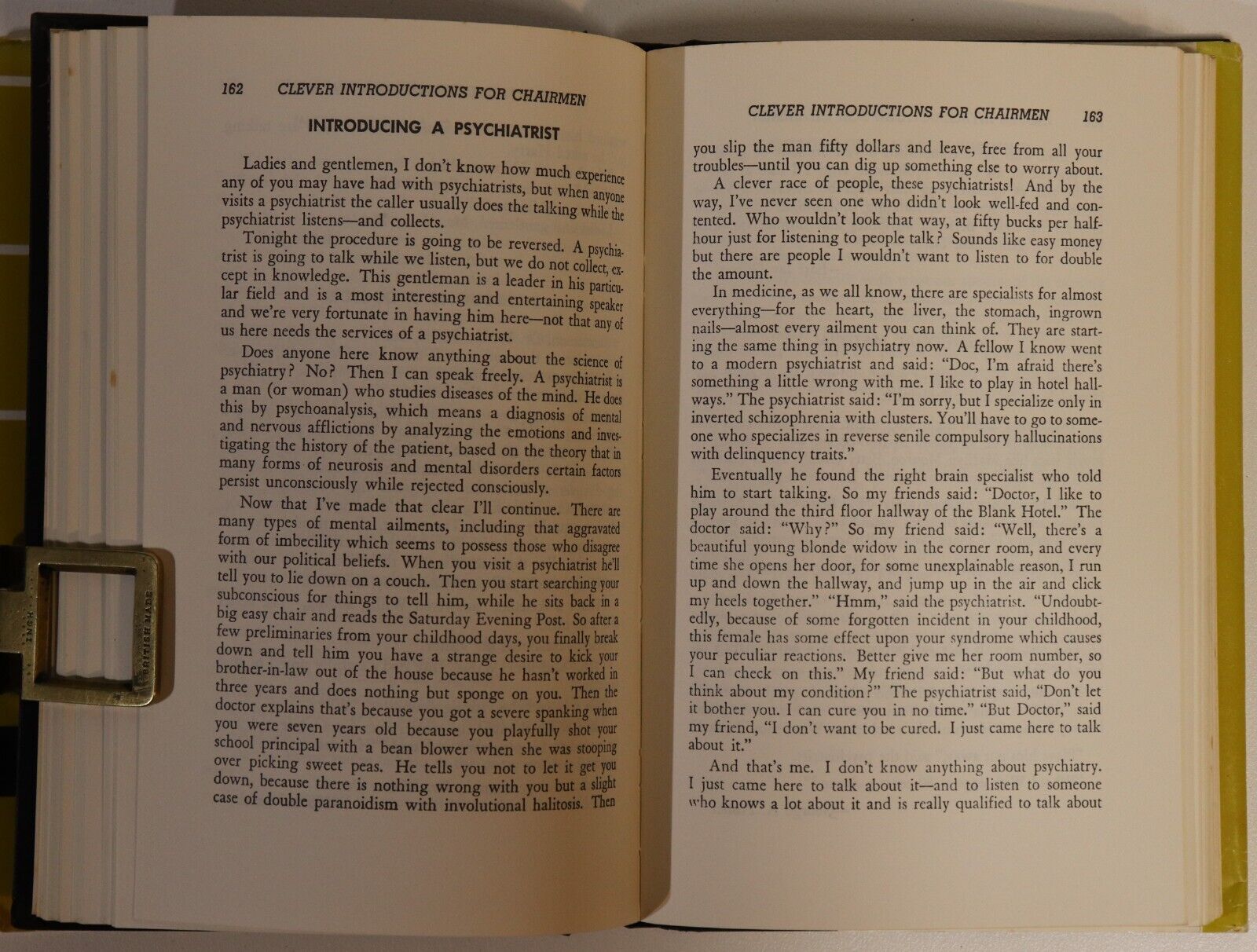 1972 Clever Introductions For Chairmen Vintage Speech Writing Reference Book