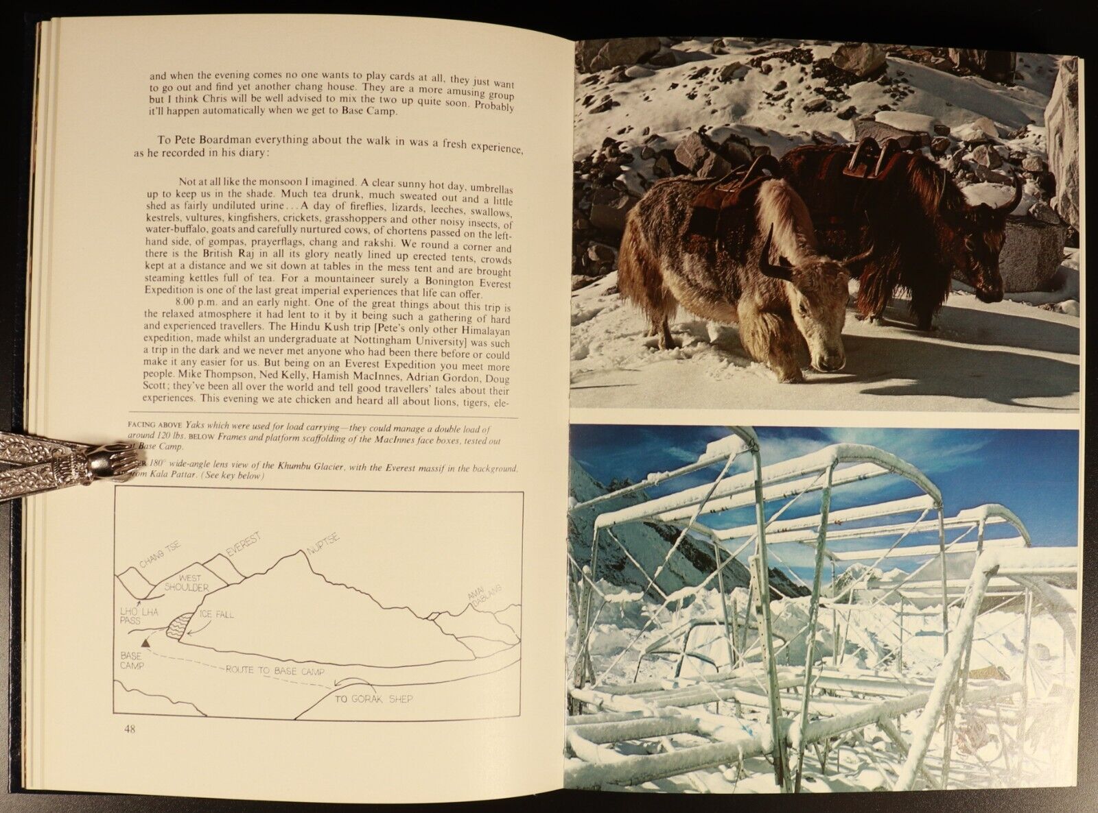 1976 Everest: The Hard Way by Chris Bonington Illustrated Mountaineering Book