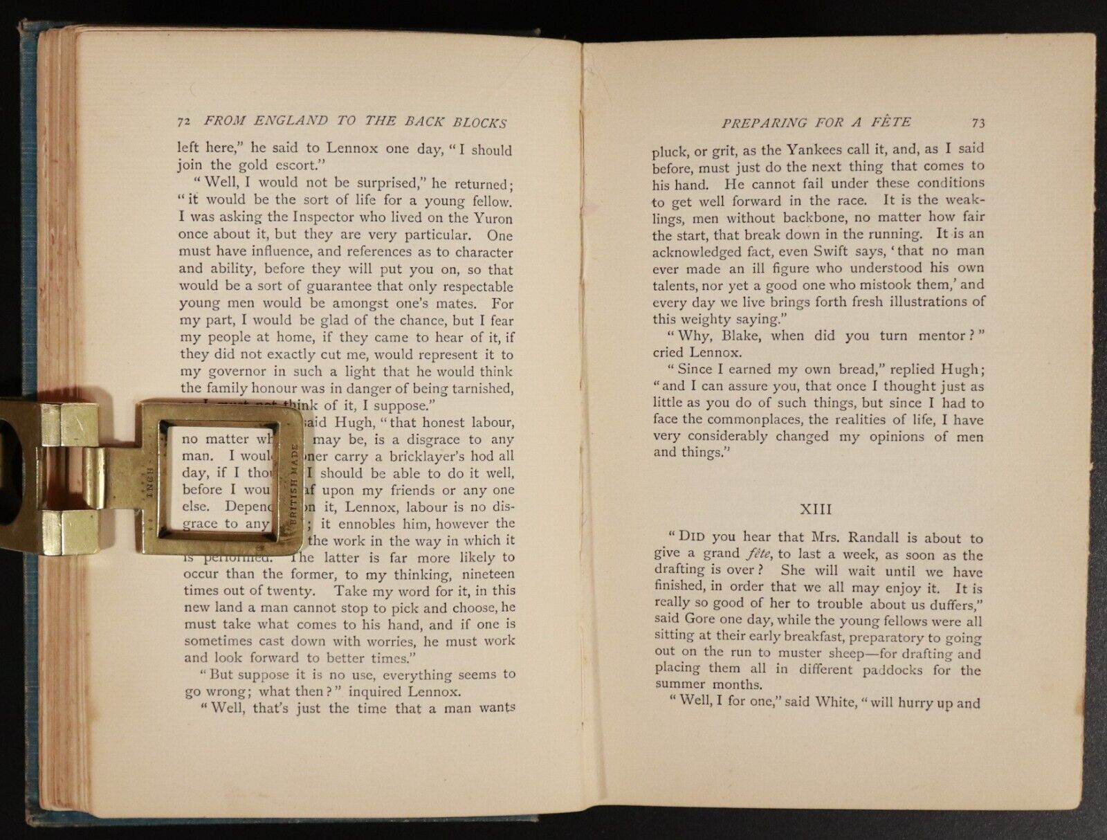 1898 From England To The Back Blocks by Roland Graeme Australian Fiction Book