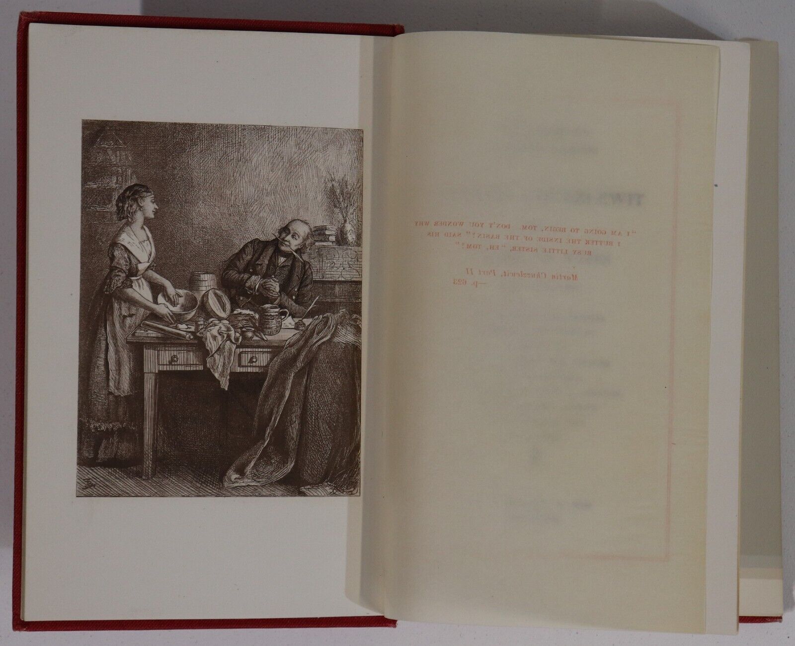 1911 2vol Martin Chuzzlewit by Charles Dickens Antique British Fiction Book Set