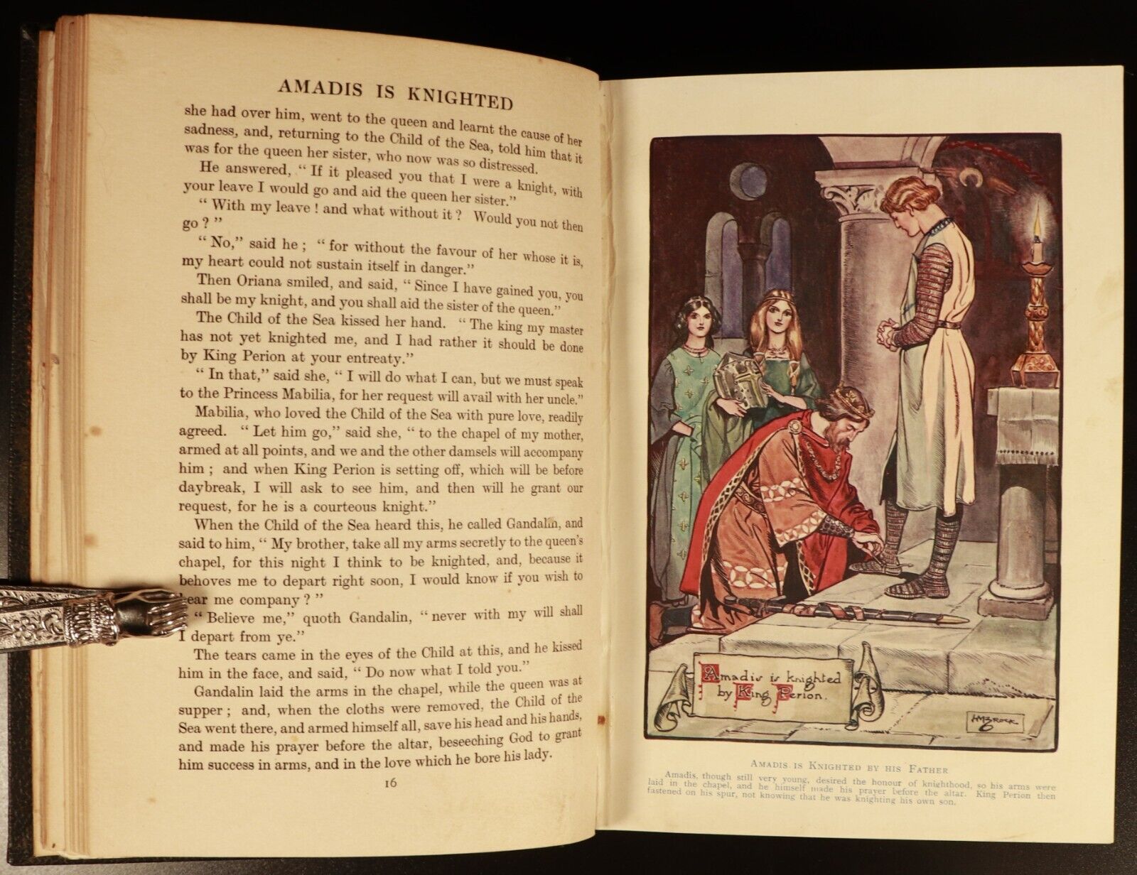 1911 Knight Errant & Doubty Deeds Amadis Of Gaul Antique British Fiction Book