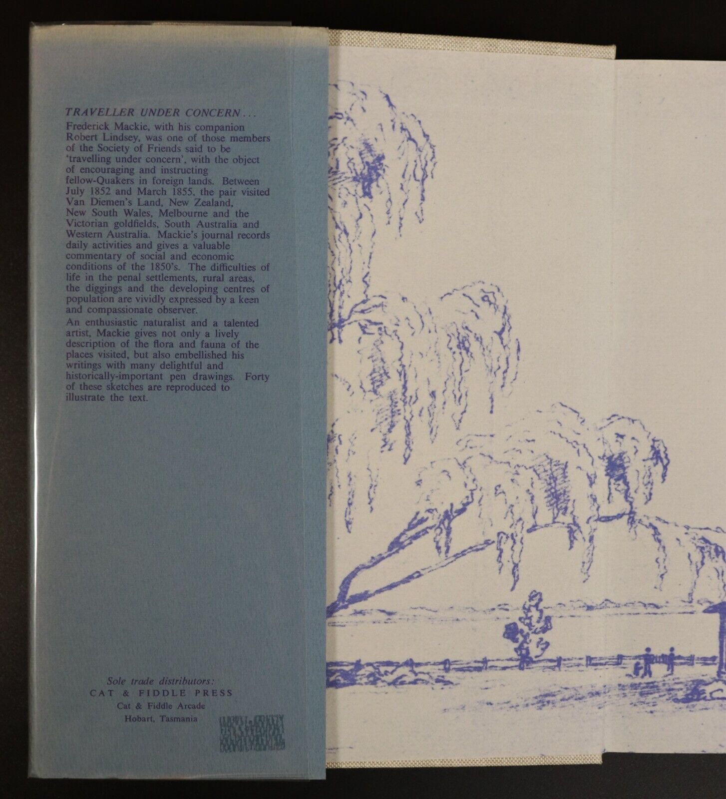 1973 Traveller Under Concern Frederick Mackie Australian Colonial History Book