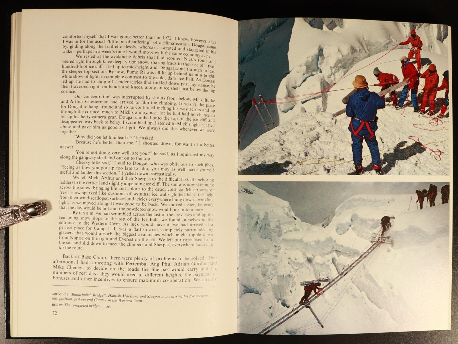 1976 Everest: The Hard Way by Chris Bonington Illustrated Mountaineering Book