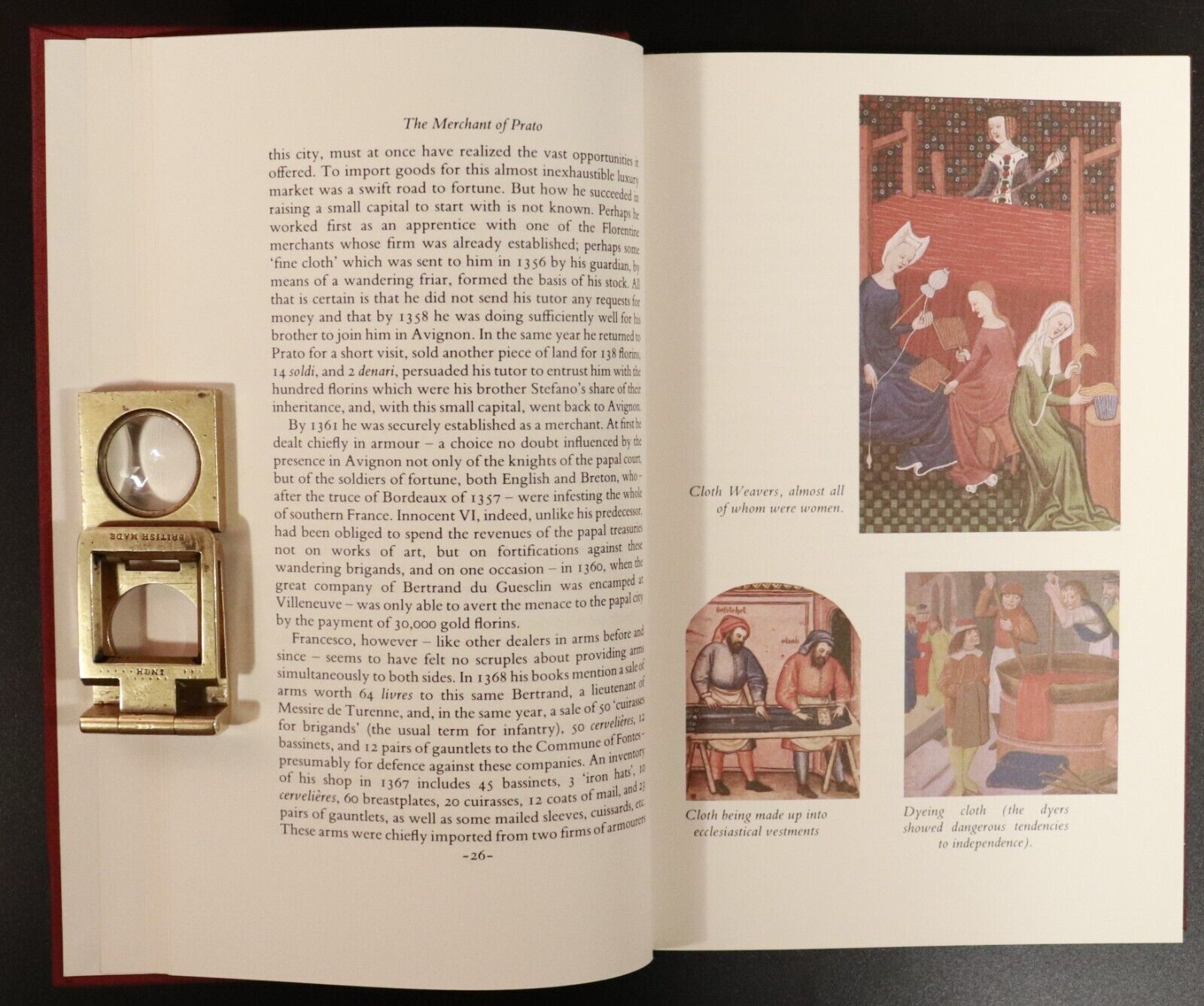 1984 The Merchant Of Prato by Iris Origo Folio Society Biography Book