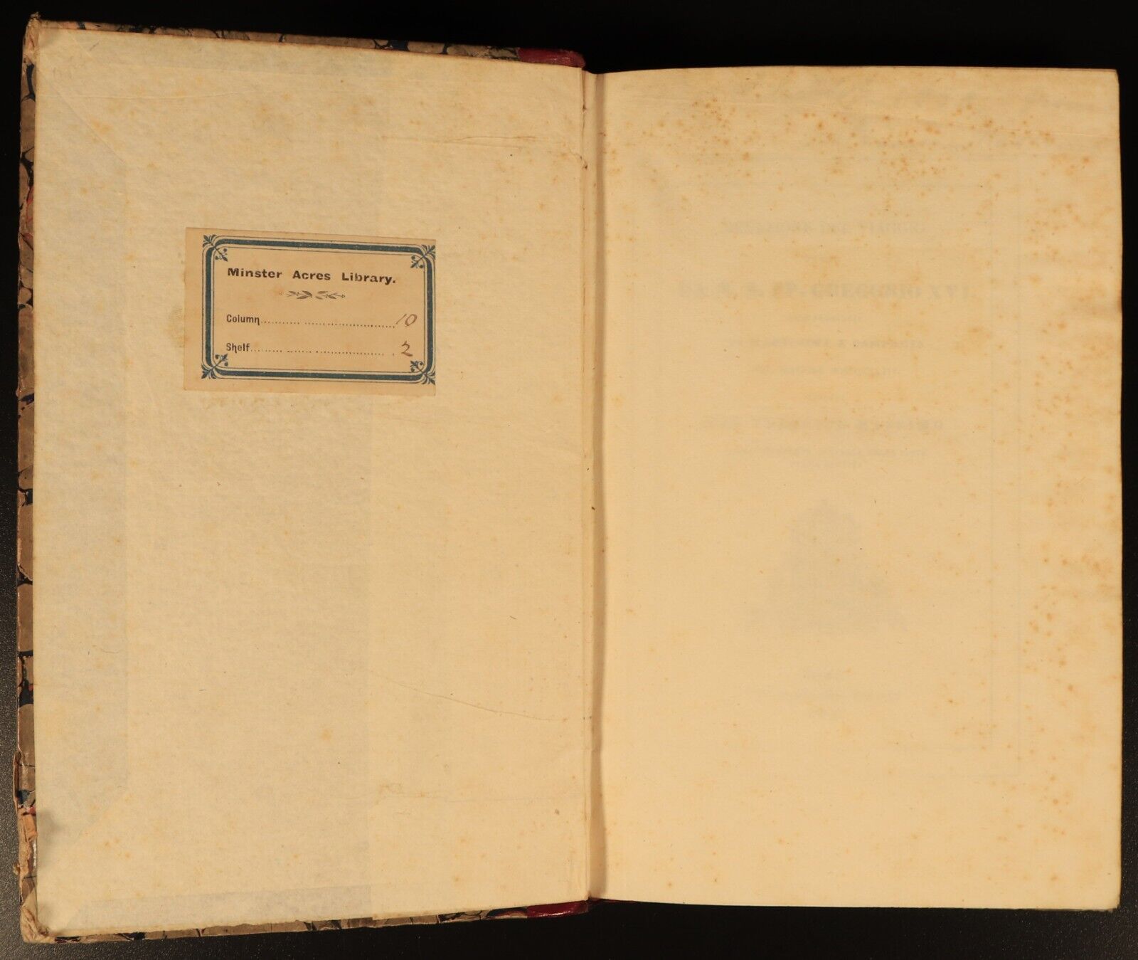 1843 Relazione Viaggio Fatto PP Gregoria XVI Italian Antiquarian Theology Book