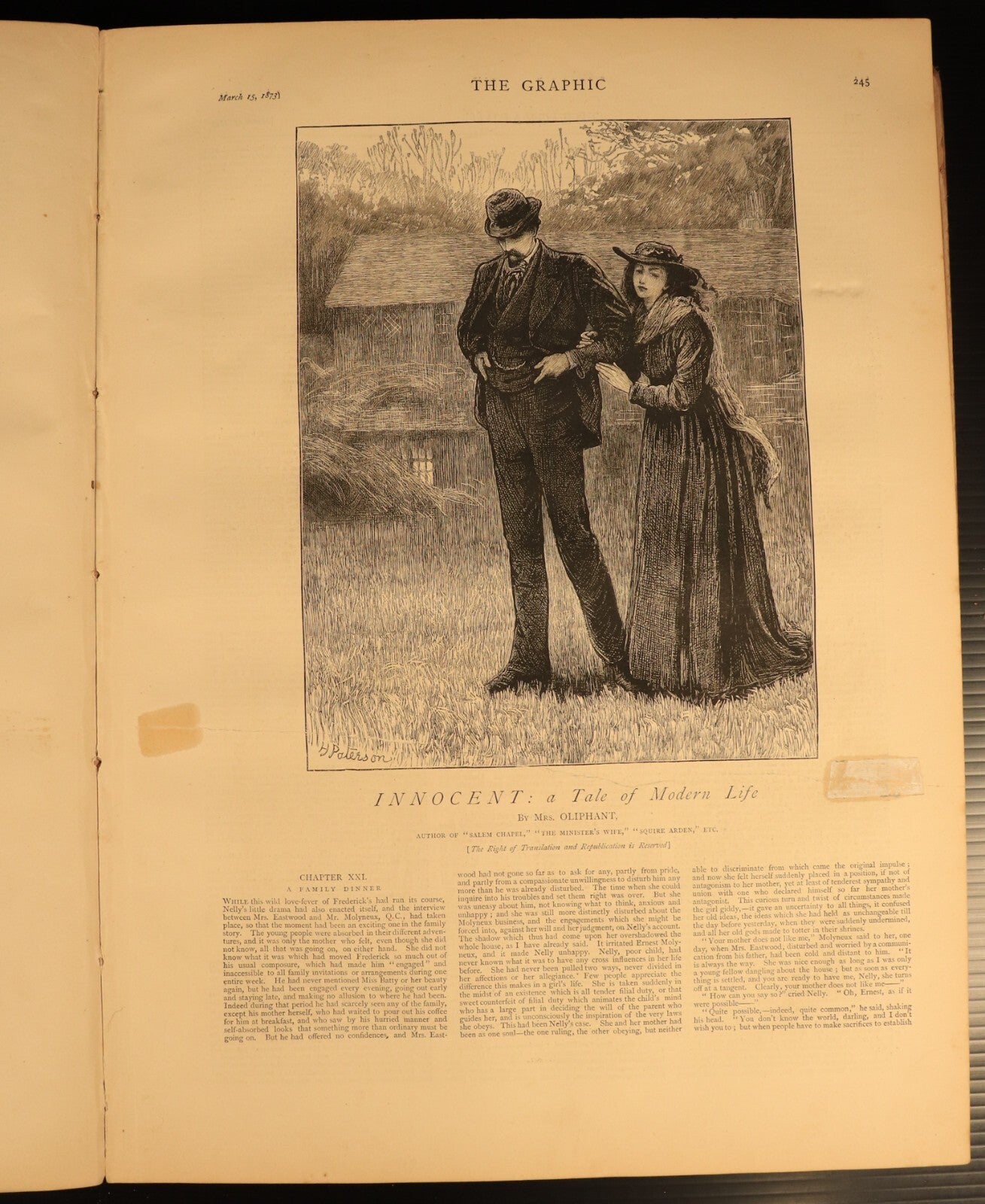 The Graphic Illustrated Weekly Newspaper Jan to Jun 1873 British History Book