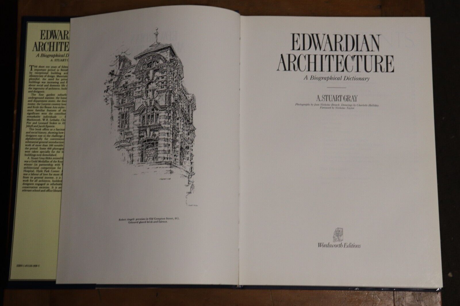 1988 Edwardian Architecture: A Biographical Dictionary Architect Reference Book