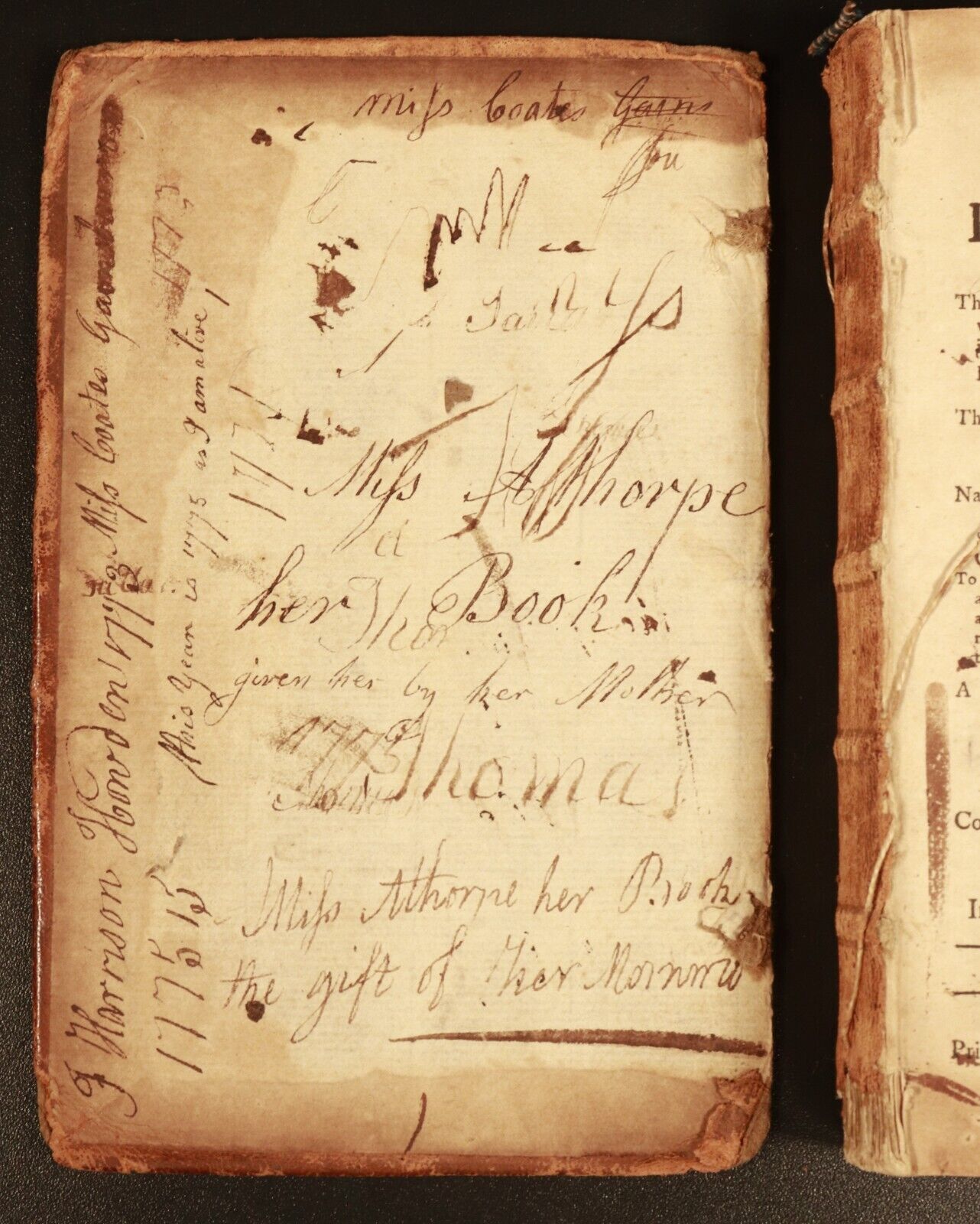 1753 Pocket Dictionary or Complete English Expositor Rare Antiquarian Book 1st