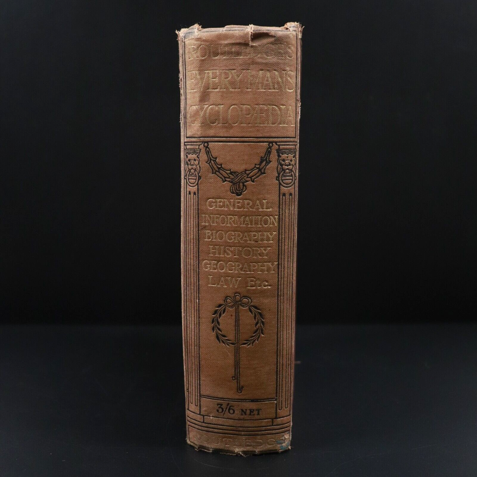 c1910 Routledge's Every Man's Cyclopaedia Antique British Reference Book