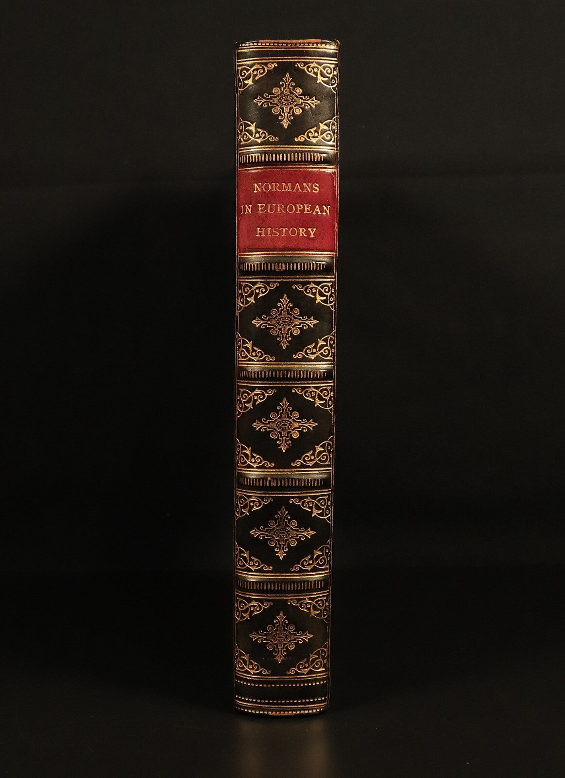 The Normans In European History by CH Haskins 1916 Antique Book Leather Binding