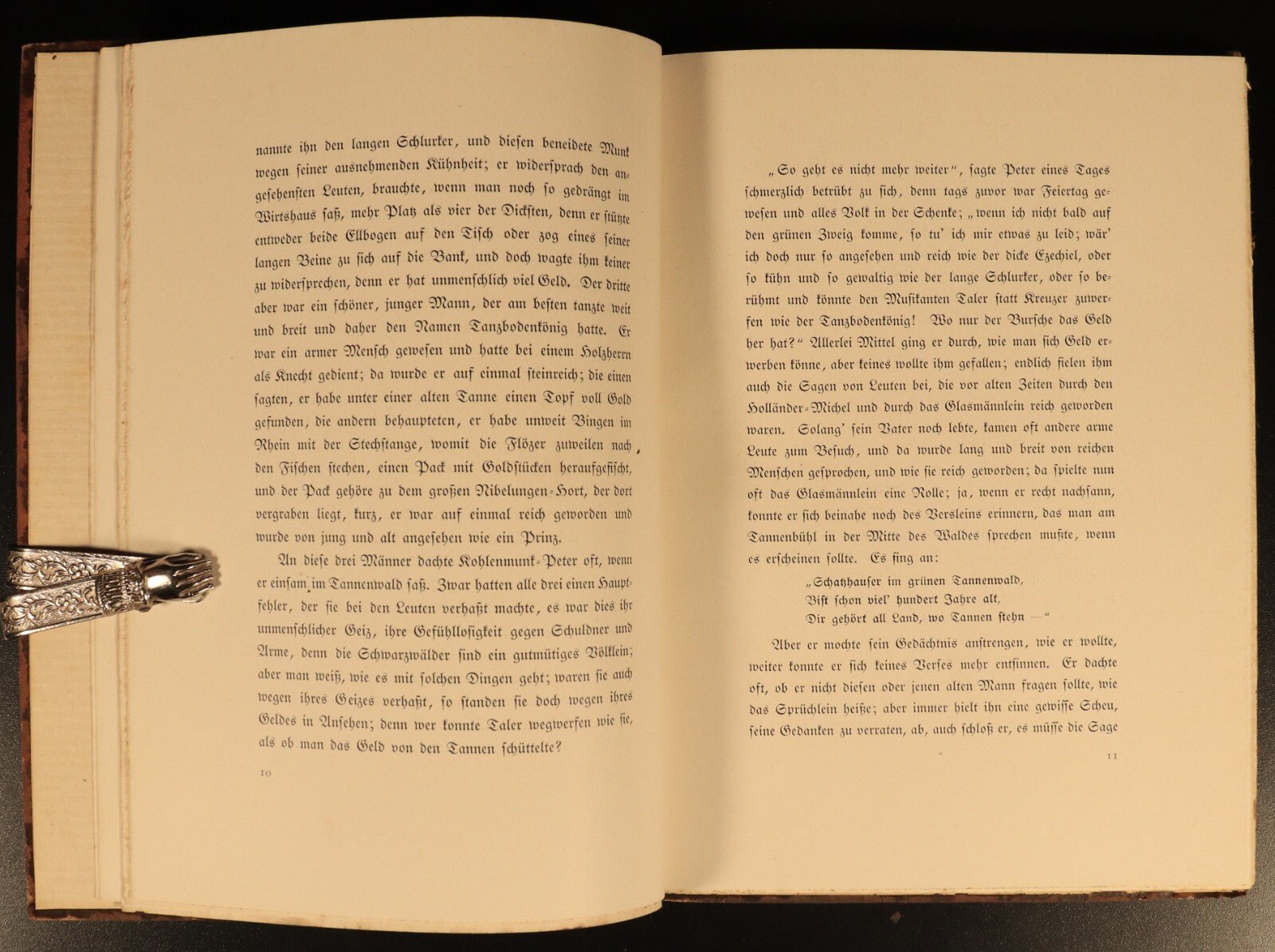 1919 Das Kalte Herz by Wilhelm Hauff Antique German Childrens Fairytale Book