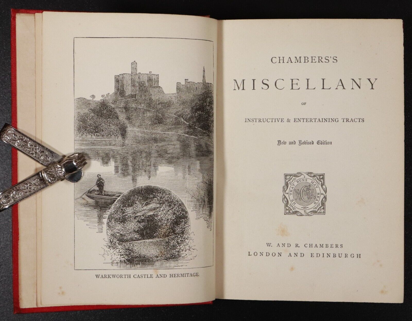 c1880 Chambers's Miscellany Instructive Entertaining Tracts Antique History Book