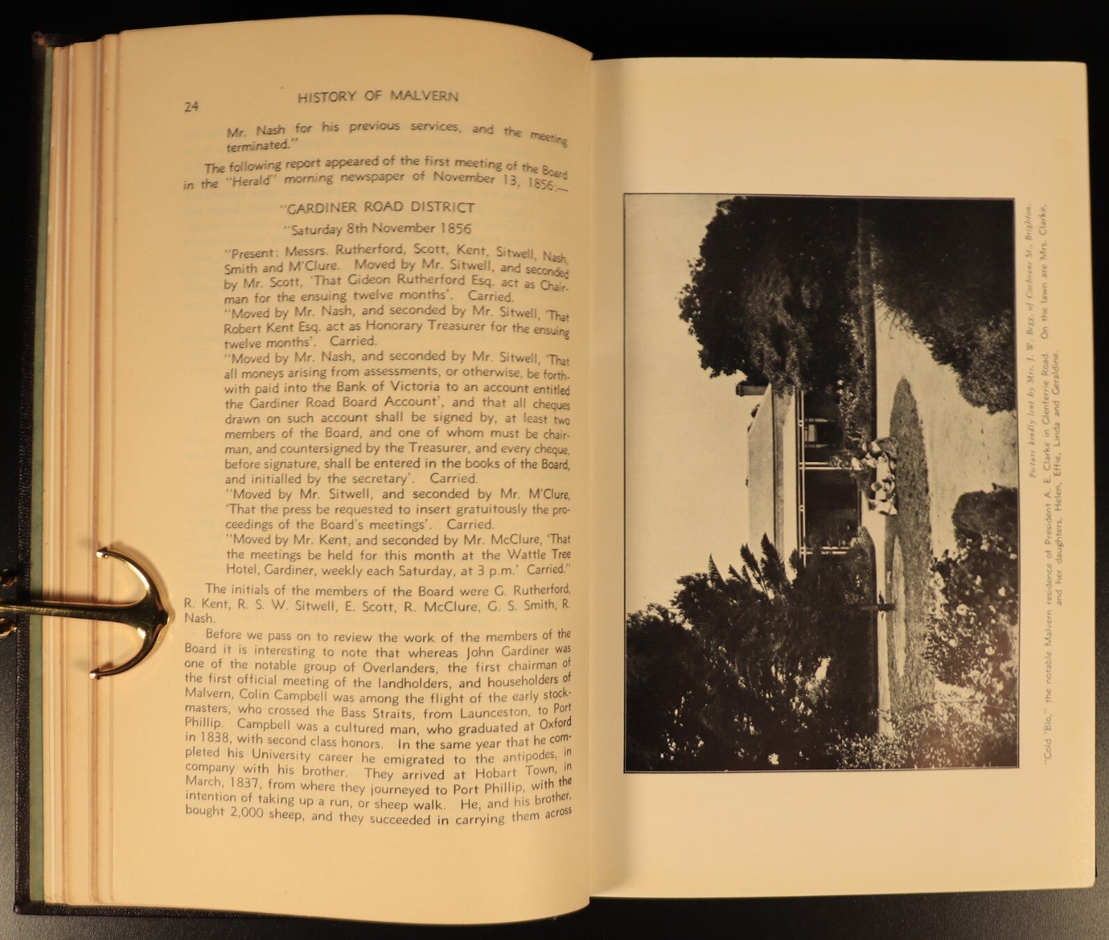 The History Of Malvern by J.B. Cooper 1935 Antique Australian History Book