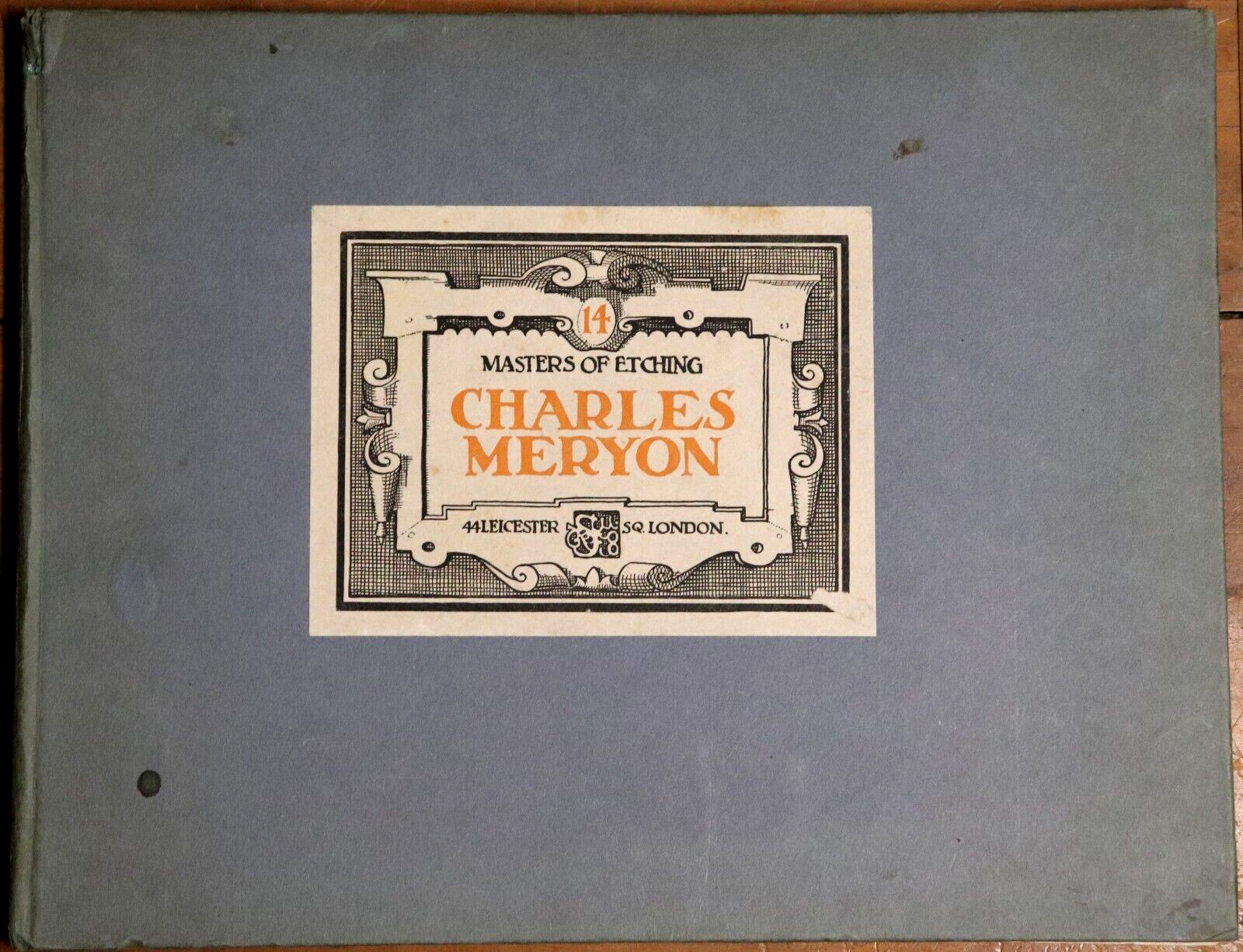 1927 Modern Masters Of Etching: Charles Meryon Antique Art History Book