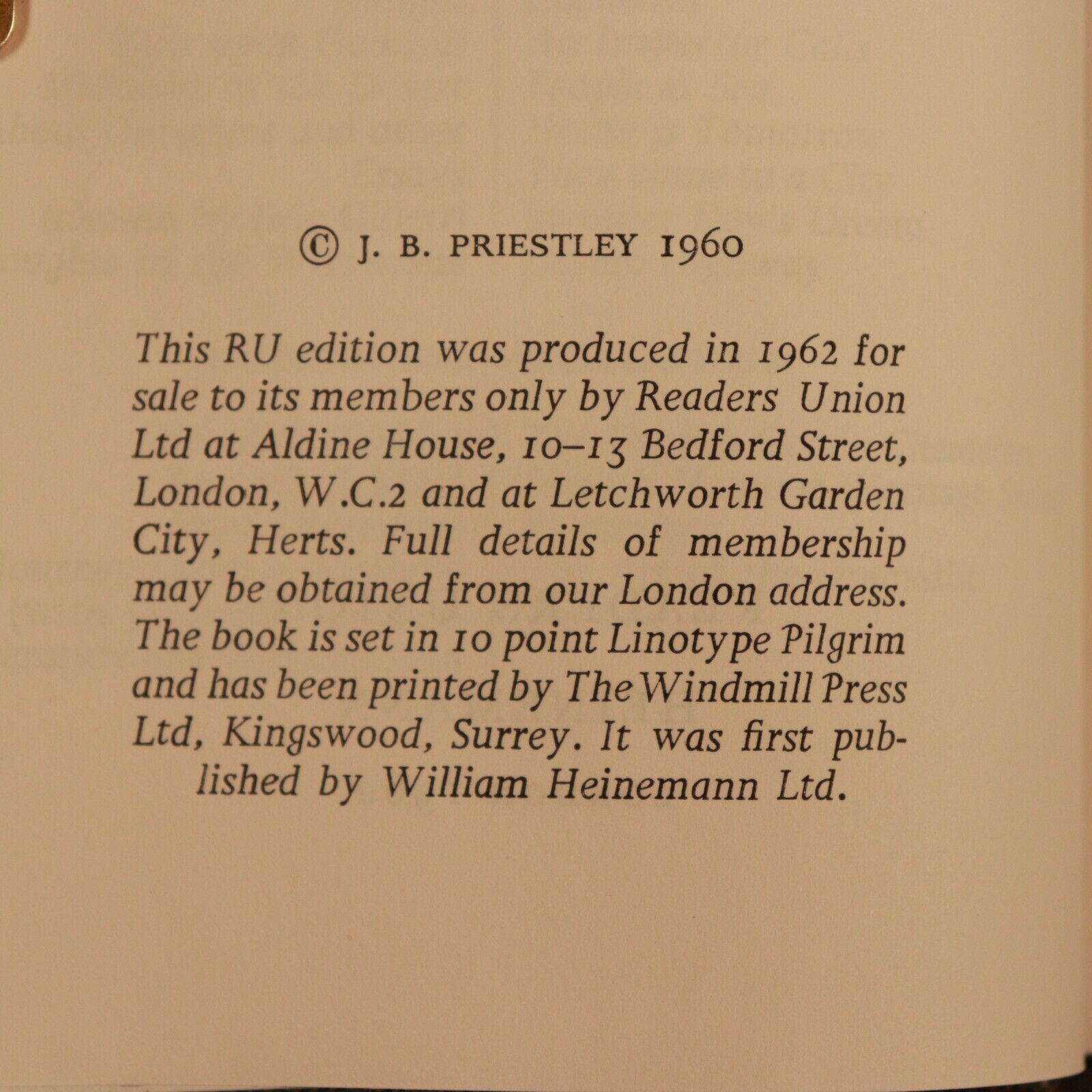 1962 Literature & Western Man by J.B Priestley Literature History Reference Book