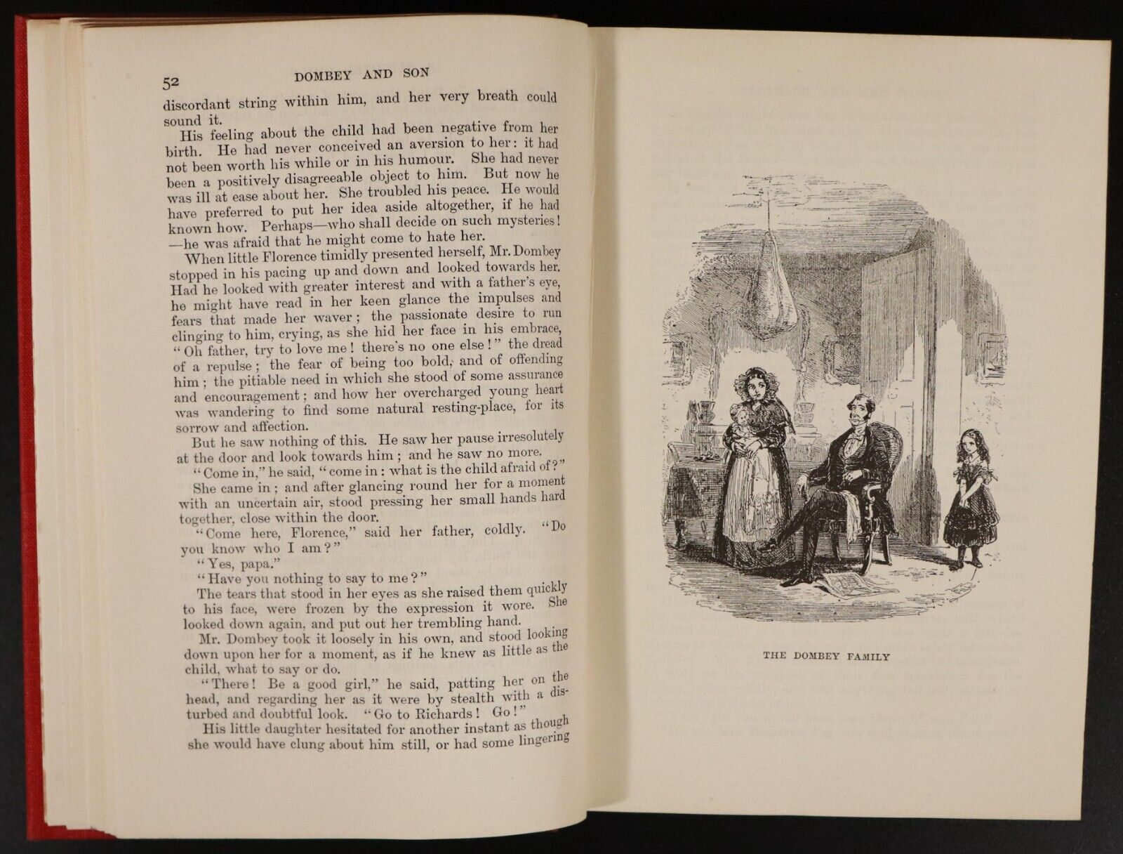 c1920 Dombey & Son by Charles Dickens Antique British Fiction Book Fireside