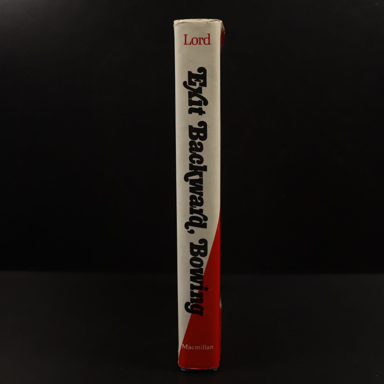 1970 Exit Backward Bowing by Oswald B. Lord Vintage Travel Exploration Book