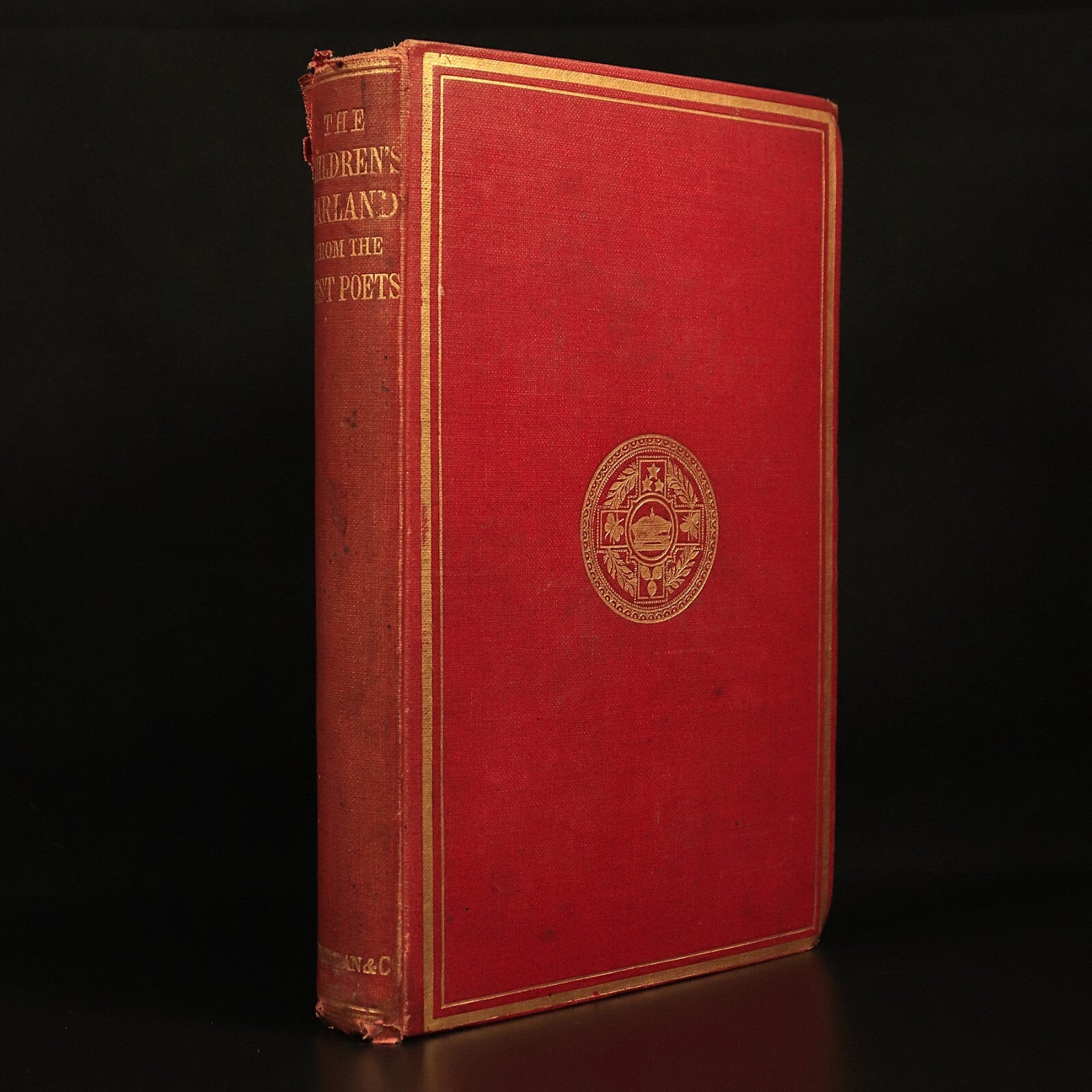 1864 The Childrens Garland Poetry Selected by C. Patmore Antique Childrens Book