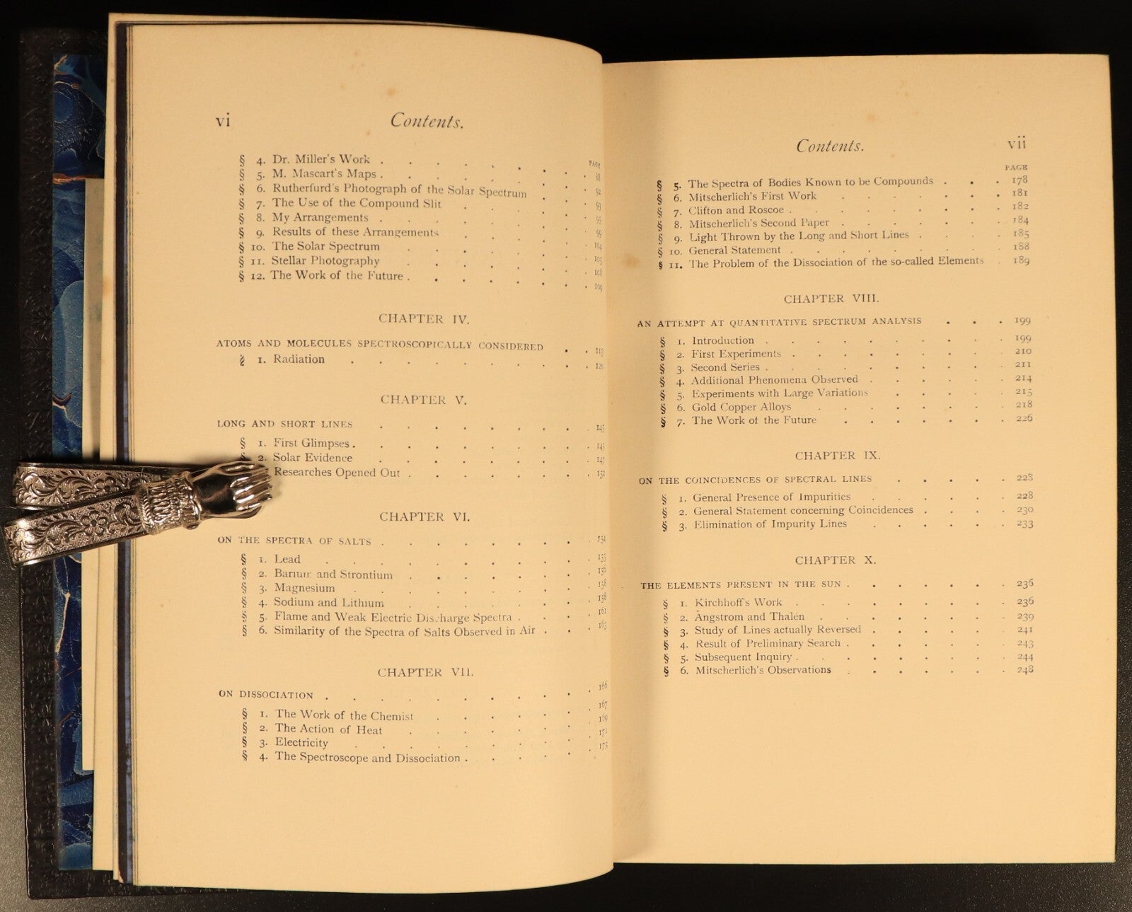 1894 Studies In Spectrum Analysis by JN Lockyer Antique Science Reference Book