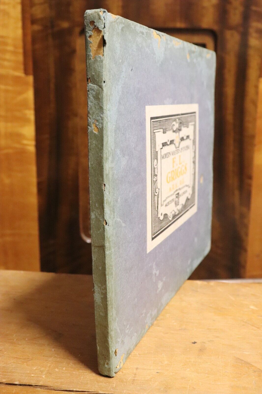 1926 Modern Masters Of Etching: FL Griggs Antique Art History Book