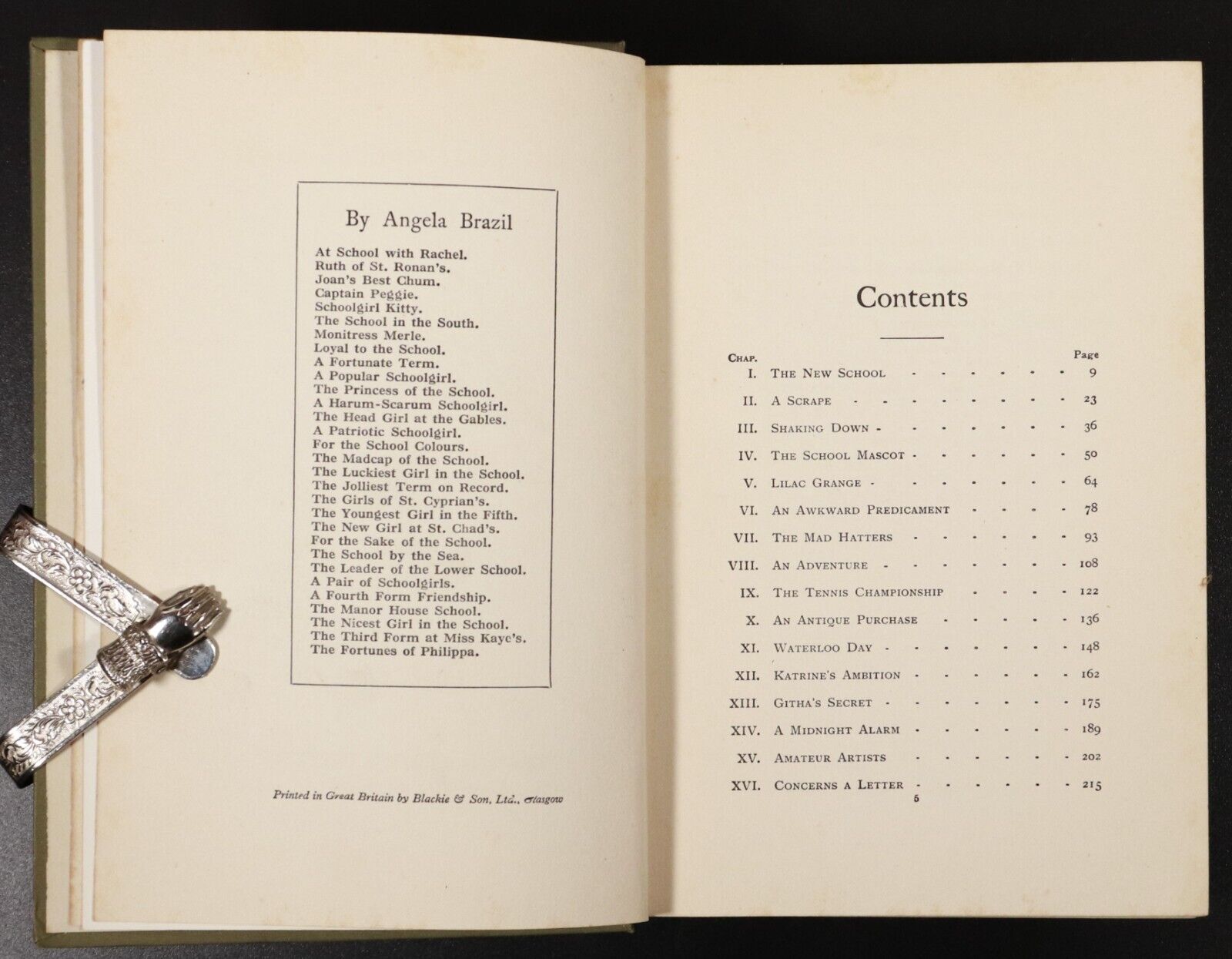 c1920 The Jolliest Term On Record by Angela Brazil Antique Fiction Book B Salmon