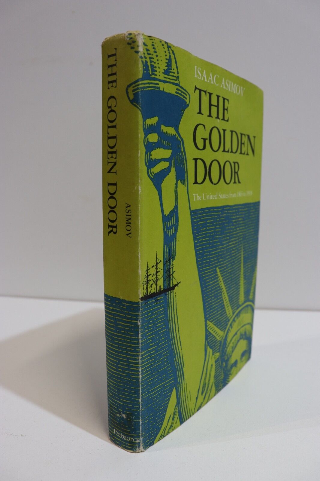 1977 The Golden Door by Isaac Asimov Vintage American History Book