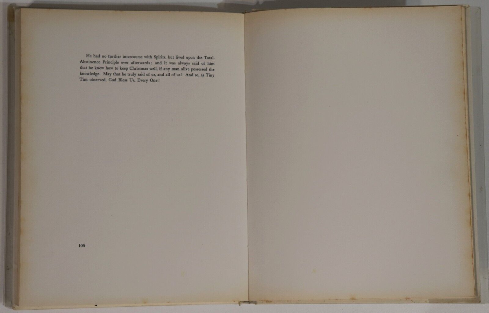 1960 A Christmas Carol: Charles Dickens Vintage Illustrated Fiction Book