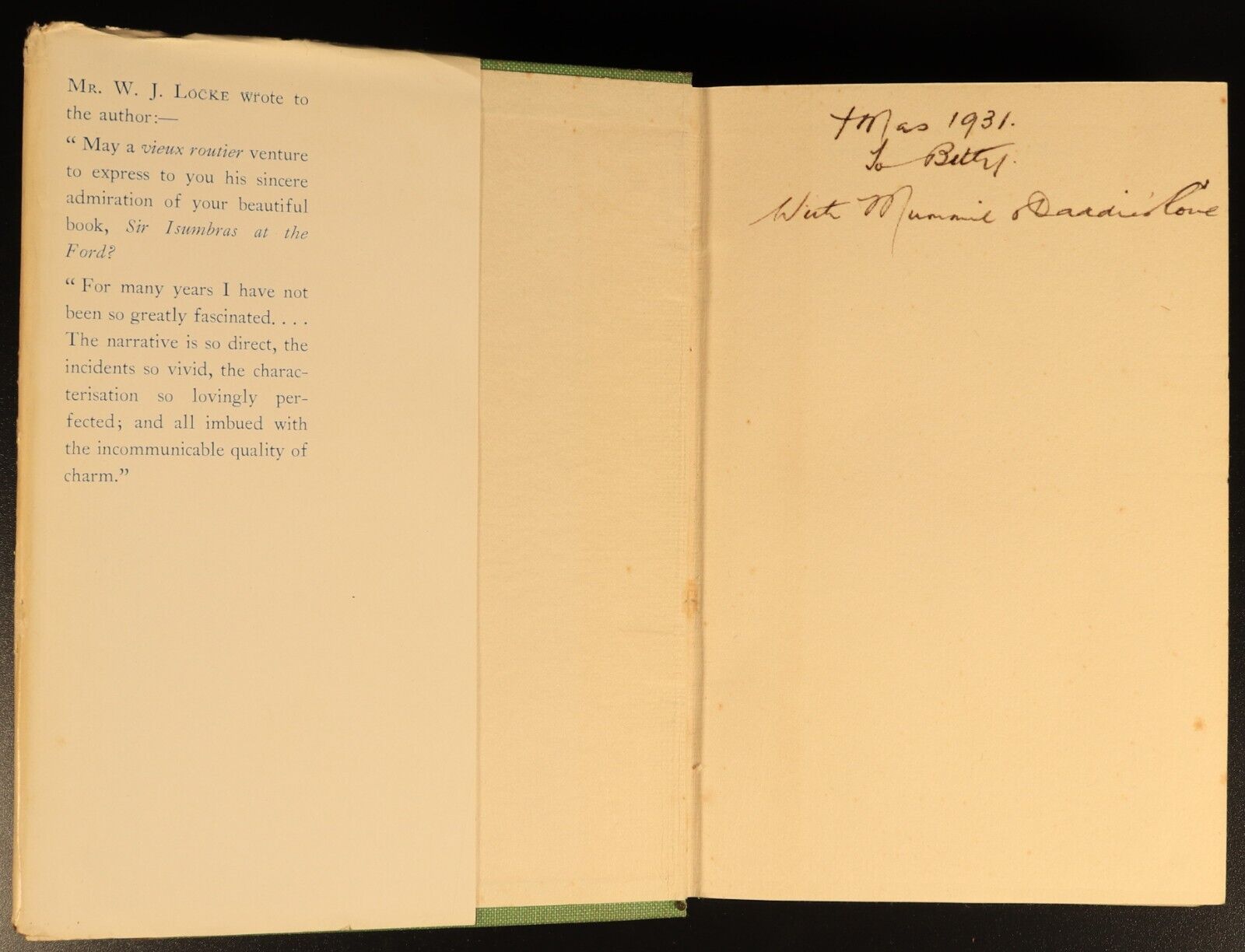 The Vision Splendid by D.K. Broster & Taylor 1929 Antique British Fiction Book
