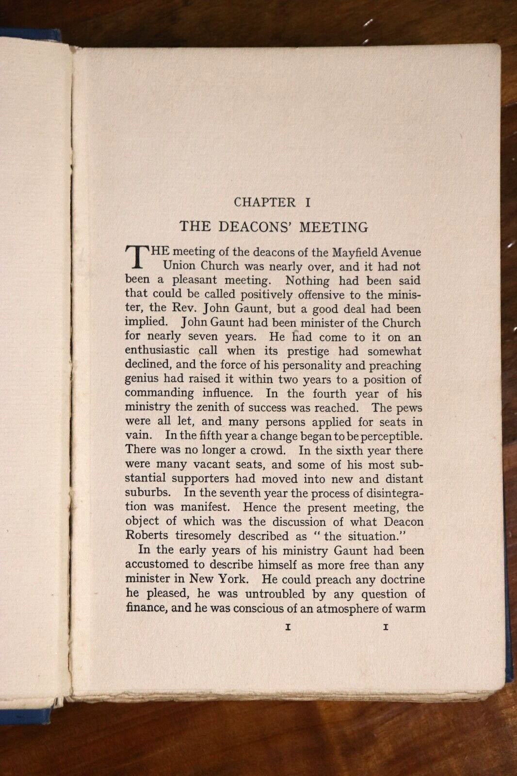 1907 A Prophet In Babylon by WJ Dawson Antique American Fiction Book 1st Edition