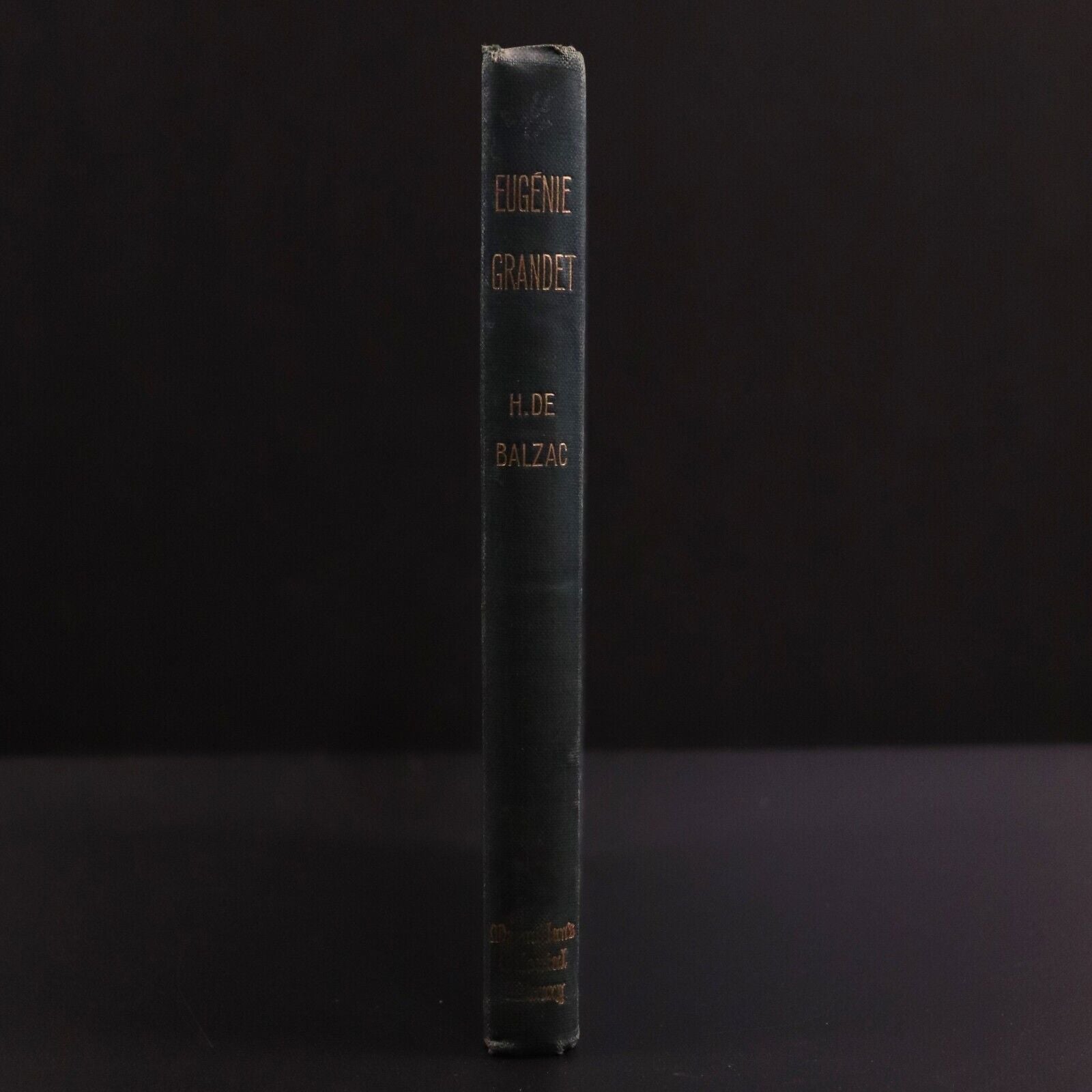 1896 Eugenie Grandet by Honore de Balzac Antique Classic Fiction Book
