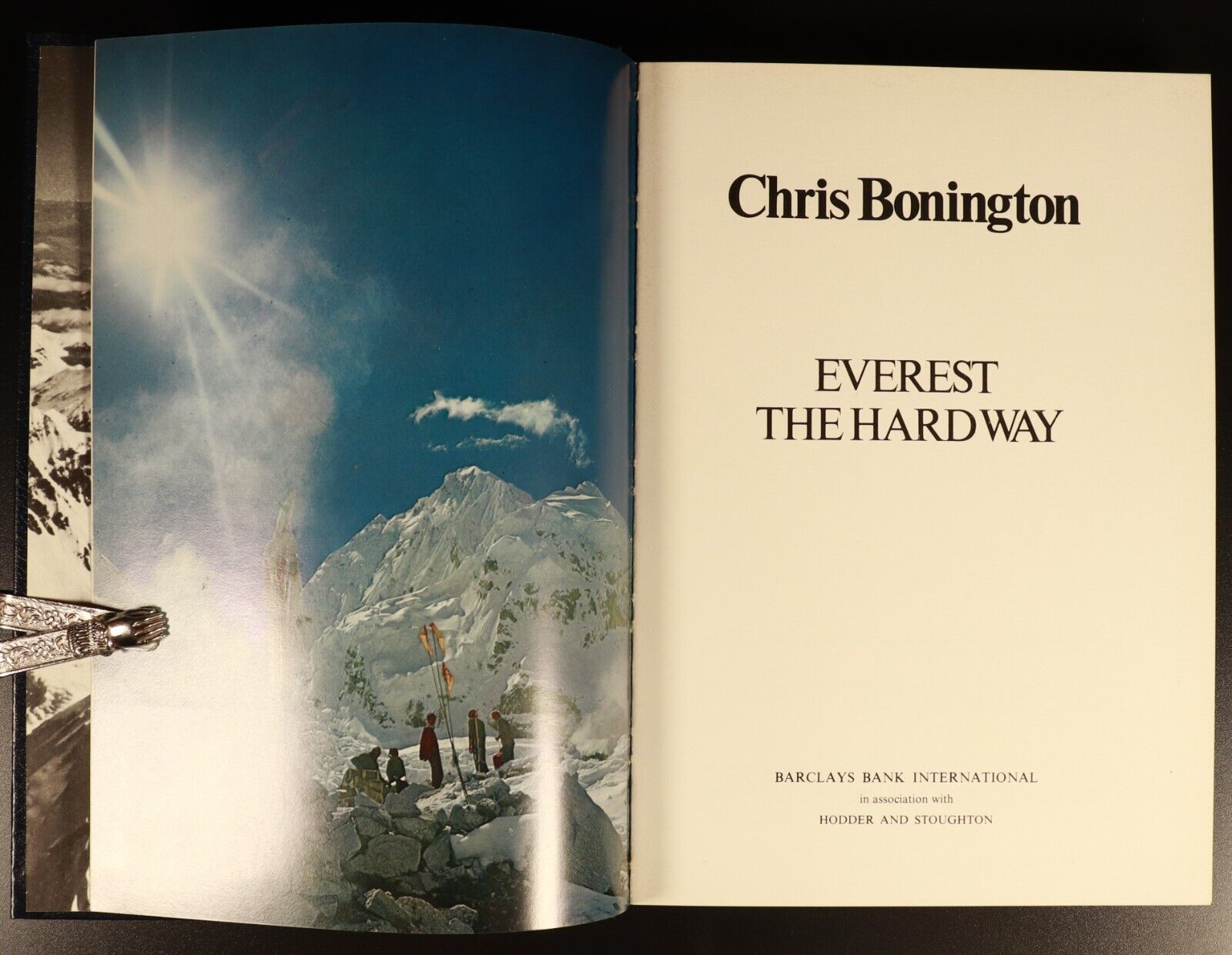 1976 Everest: The Hard Way by Chris Bonington Illustrated Mountaineering Book