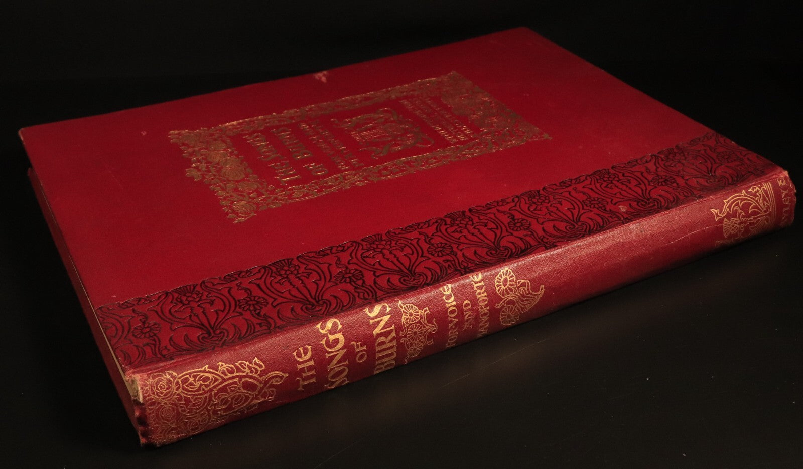 The Songs Of Robert Burns by Lees & Shelley c1896 Antique Poetry History Book