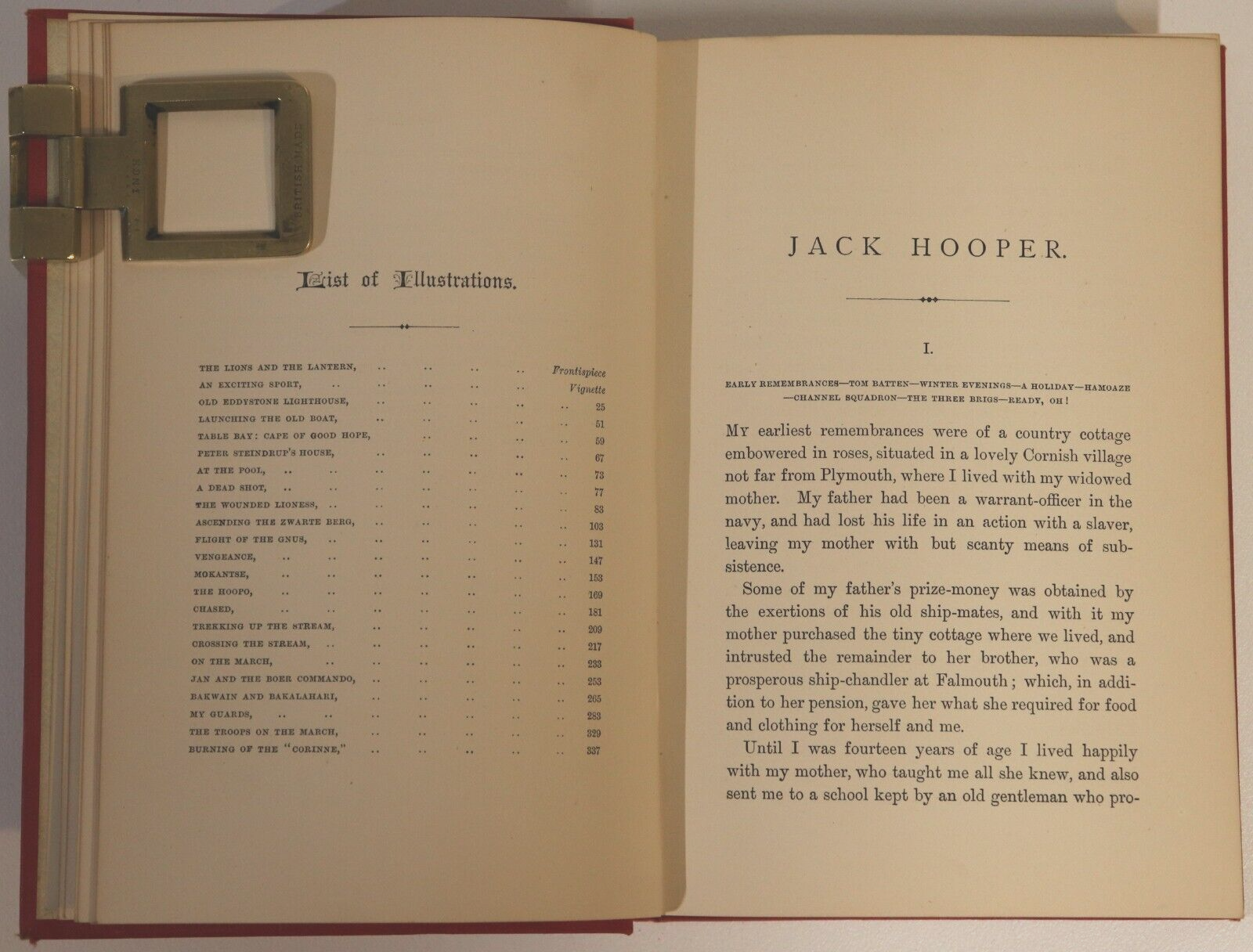 1894 Jack Hooper Adventures At Sea & South Africa Antiquarian Adventure Book