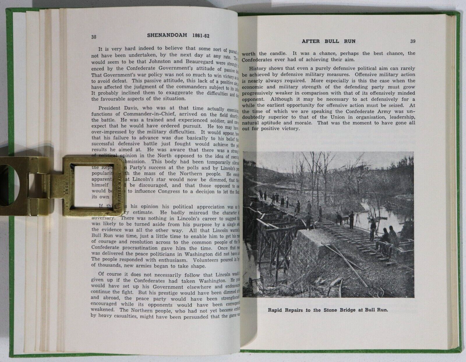 1954 Shenandoah 1861 to 1862 by E.G. Keogh American Civil War Military Book