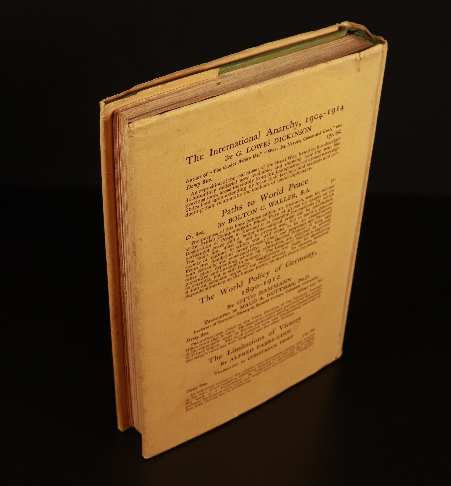 1926 German Colonization Past & Future by Dr Heinrich Schnee German History Book - 0